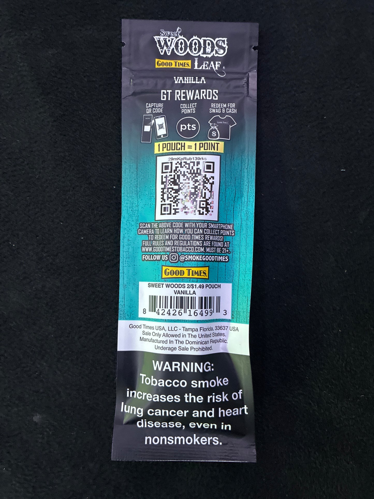 Sweet Woods Leaf Goodtimes Vanilla 2pack