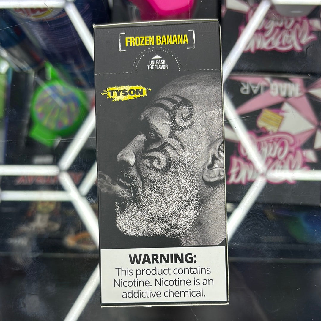 Tyson 15,000 hits iron mike frozen banana