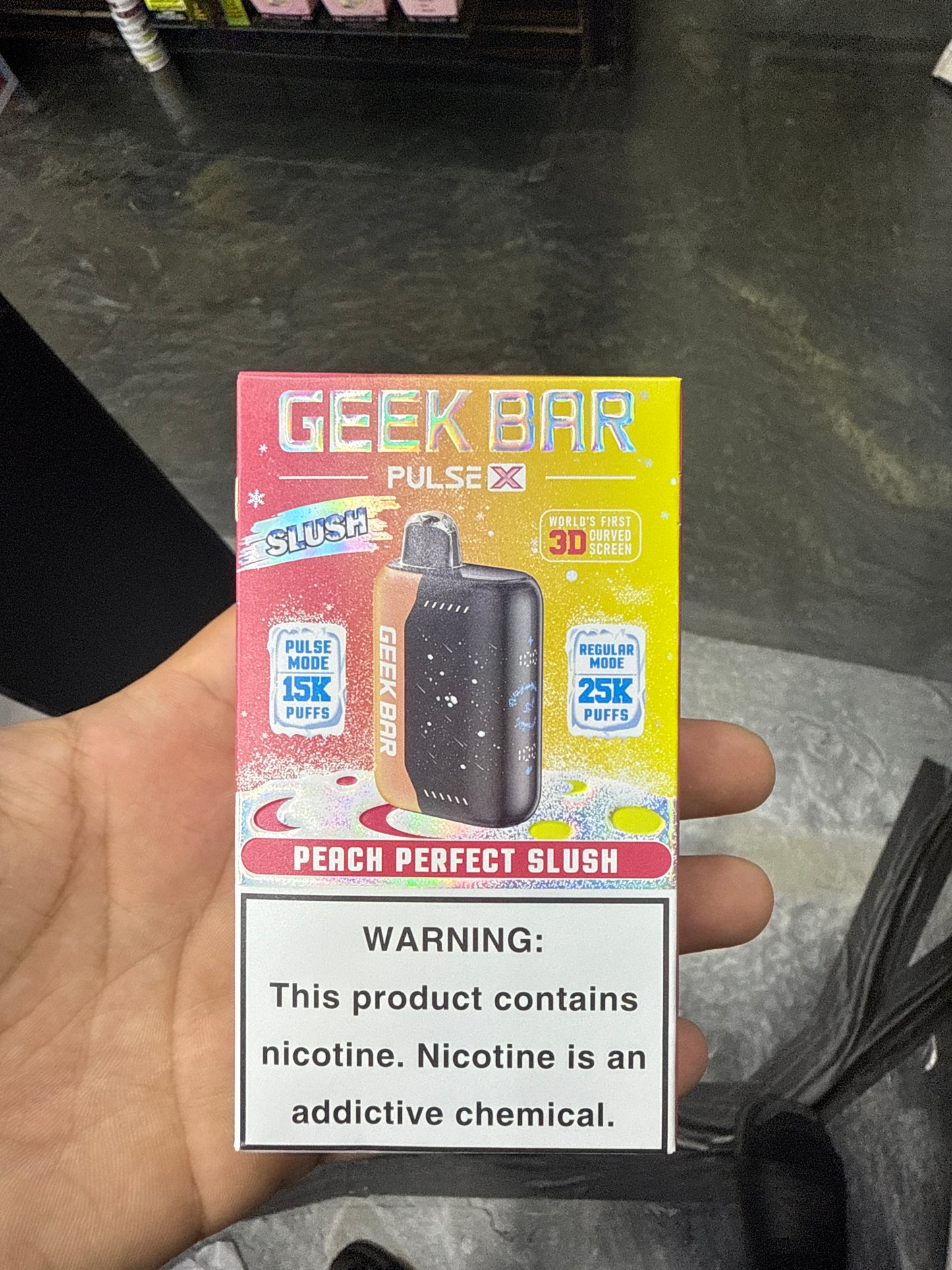 Geek bar pulse x peach, perfect slush