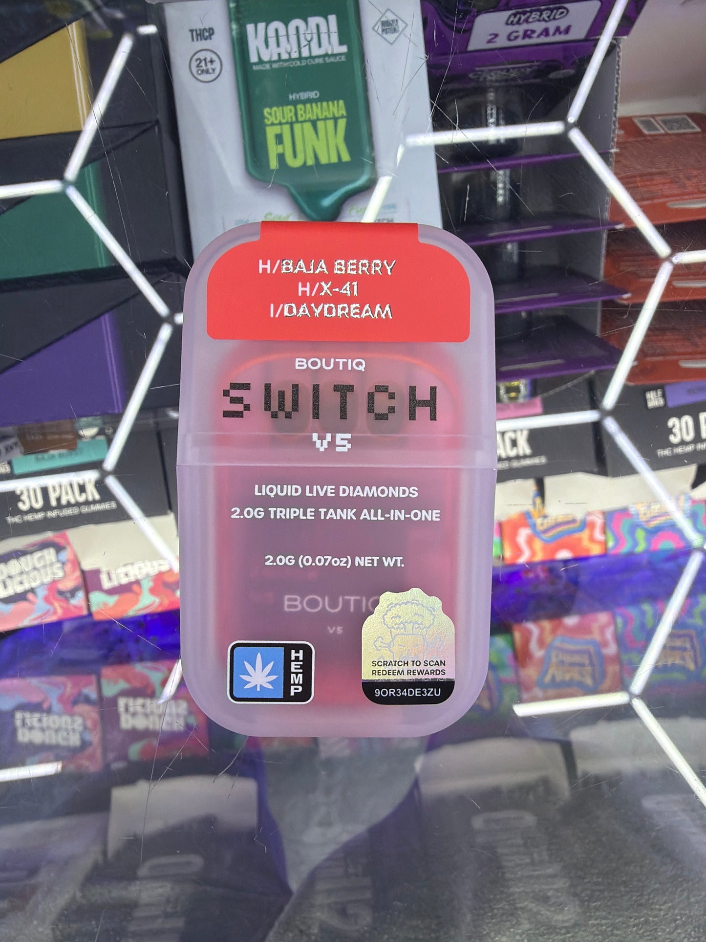 Boutiq switch v5 liquid live diamonds baja berry/ x-41/ daydream