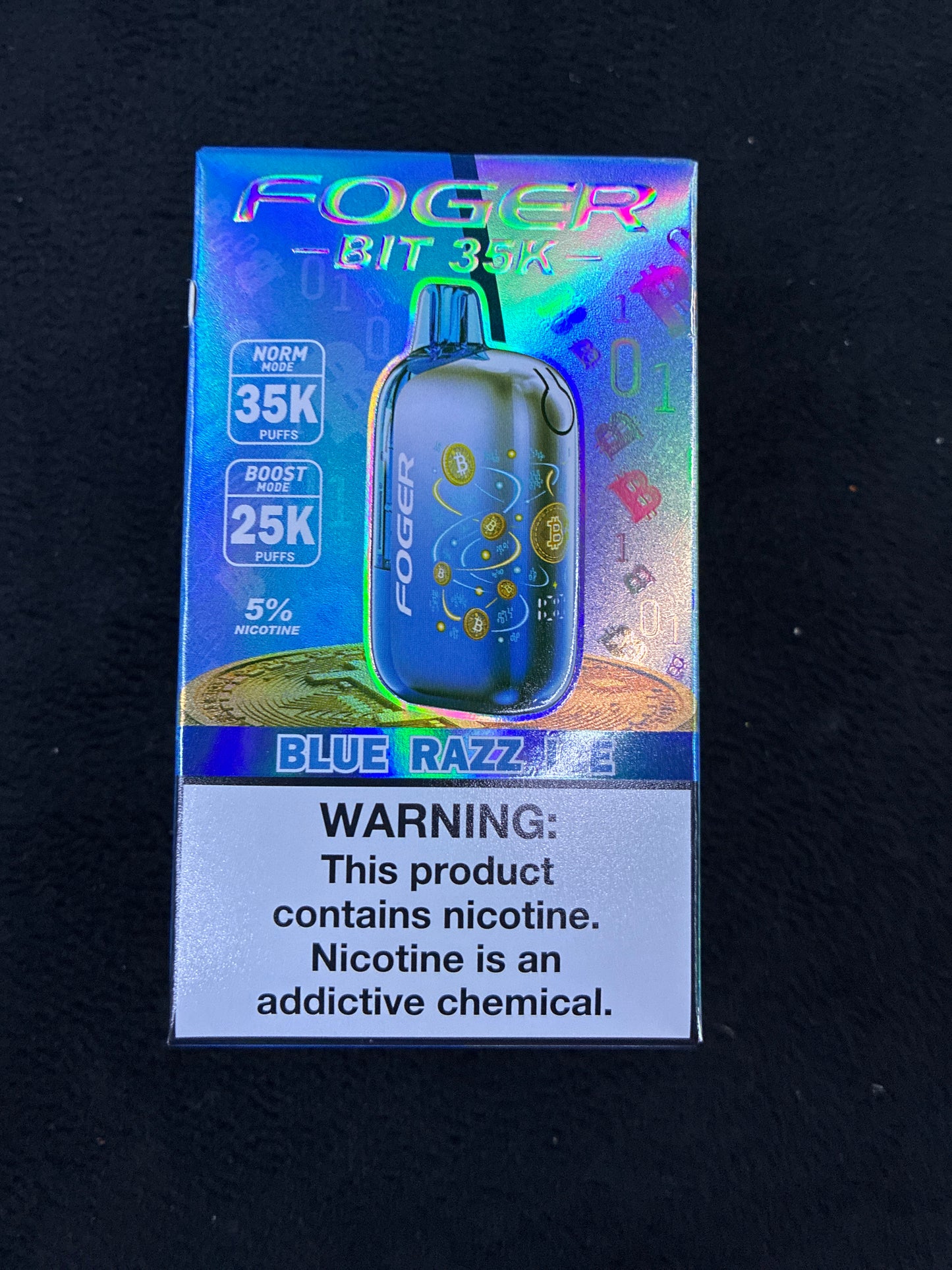 Fogger bit 35k blue razz ice