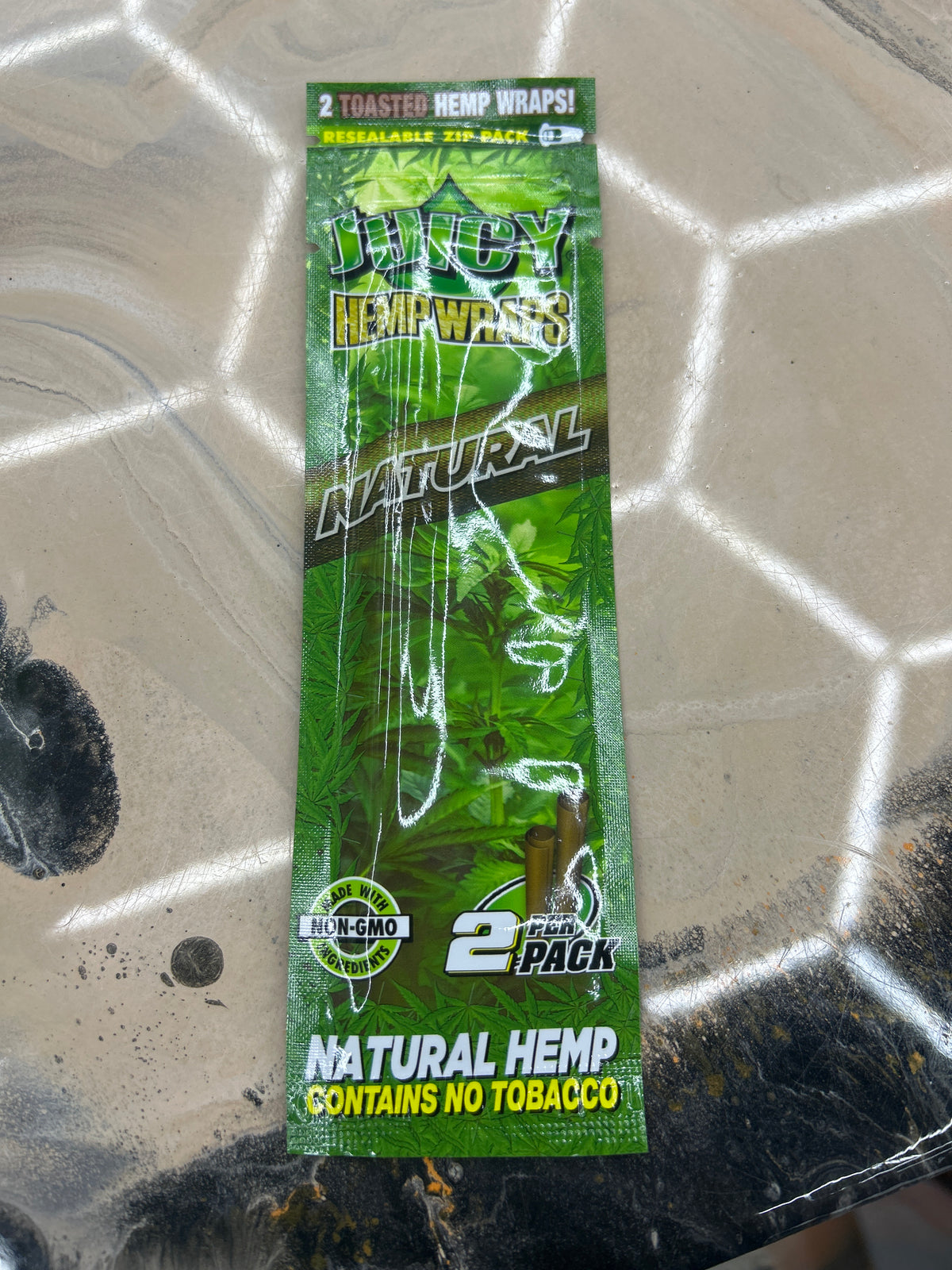 Juicy hemp wraps natural, terp enhanced