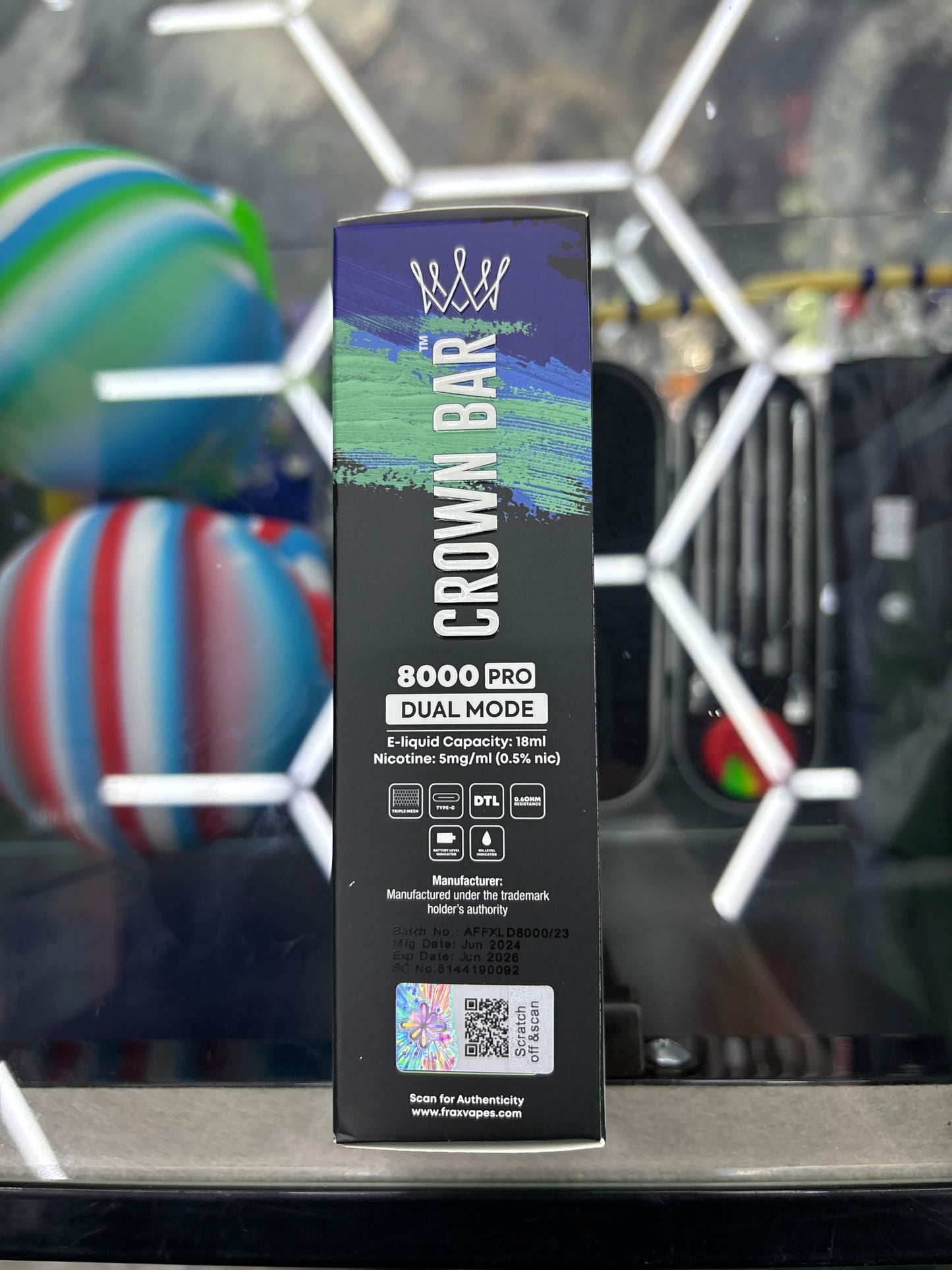 Al fakher crown blueberry mint 8000puffs