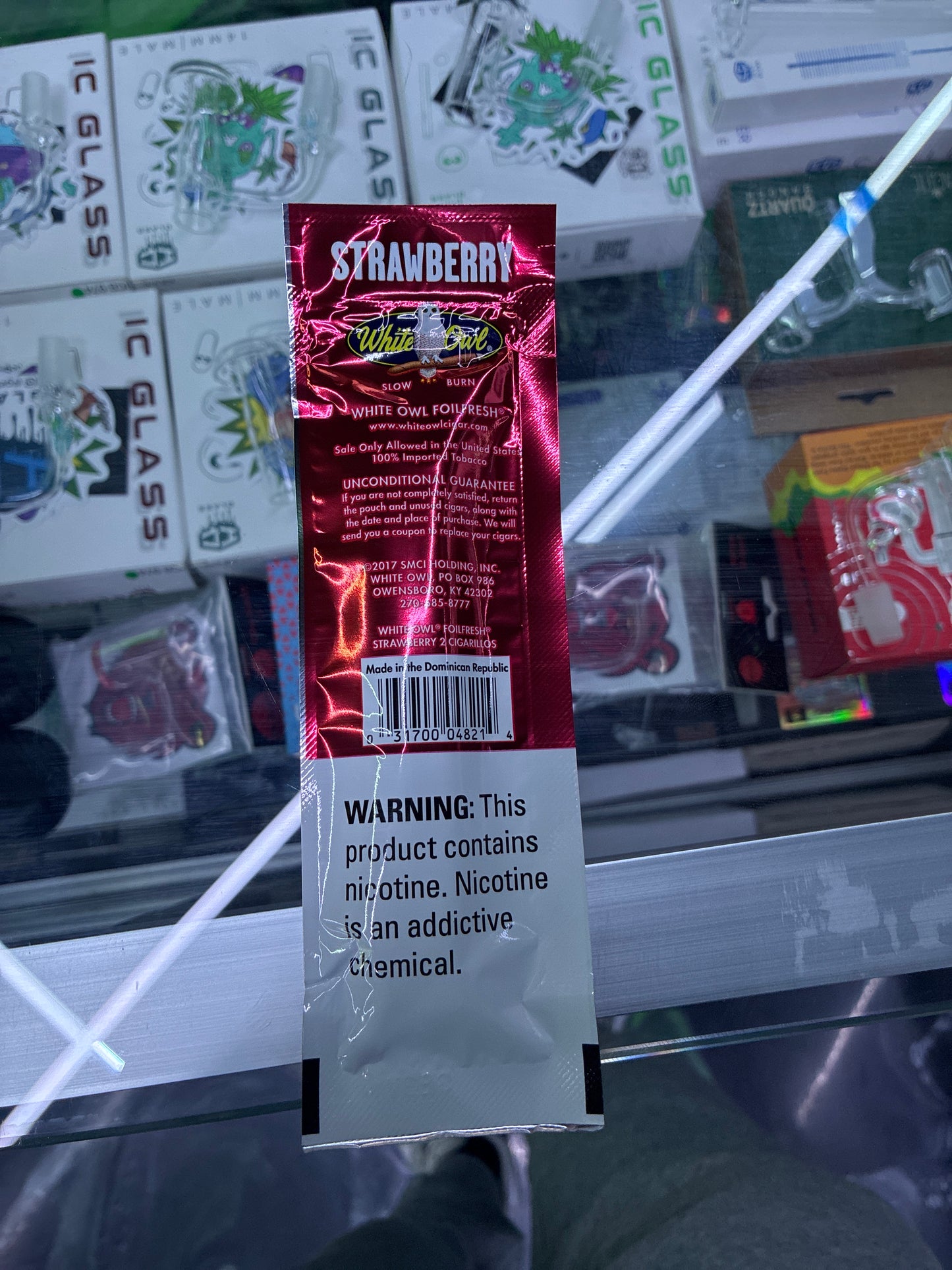 White owl strawberry cigarillos