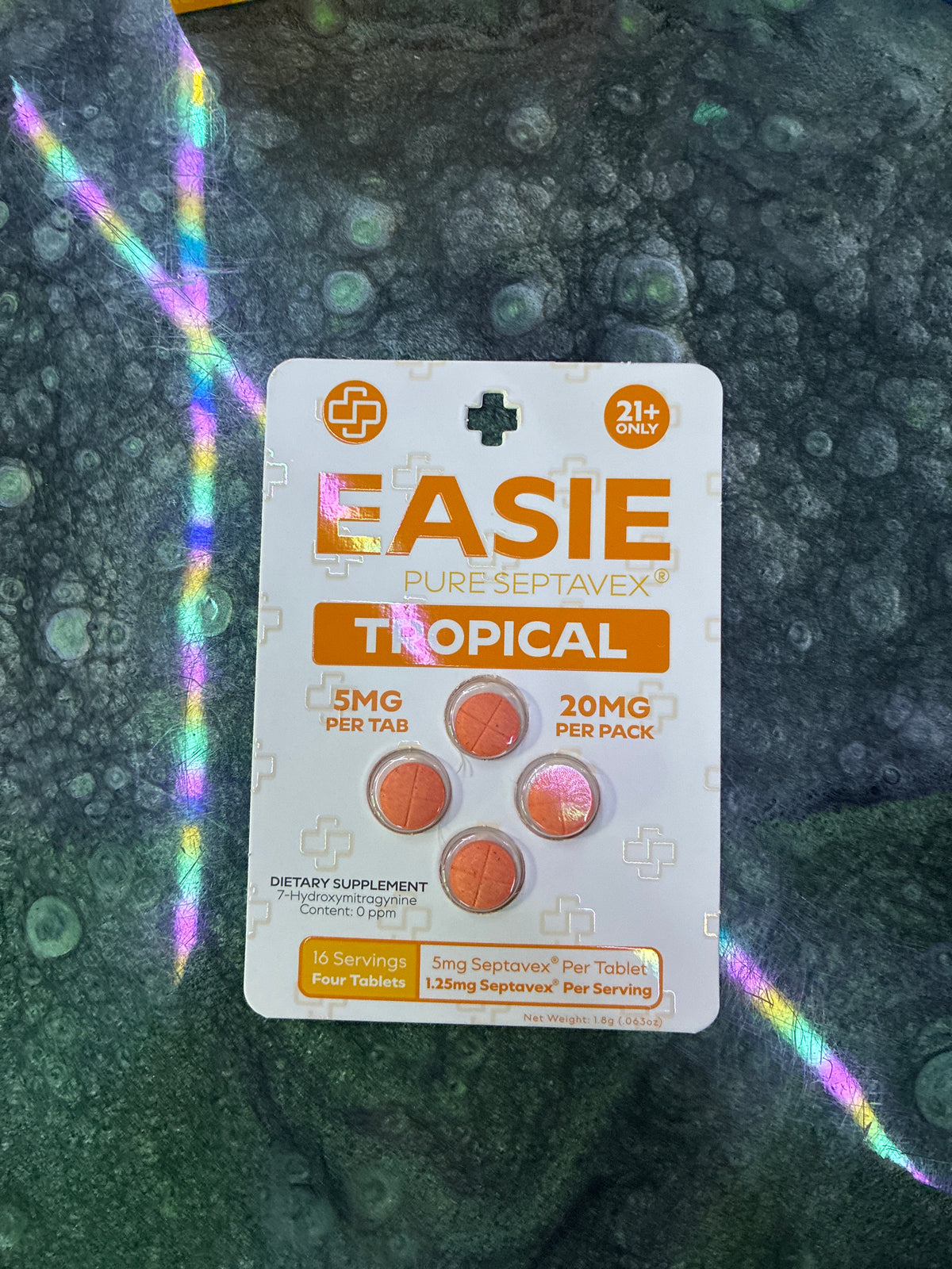 EASIE pure septavex tropical 5mg x 4ct
