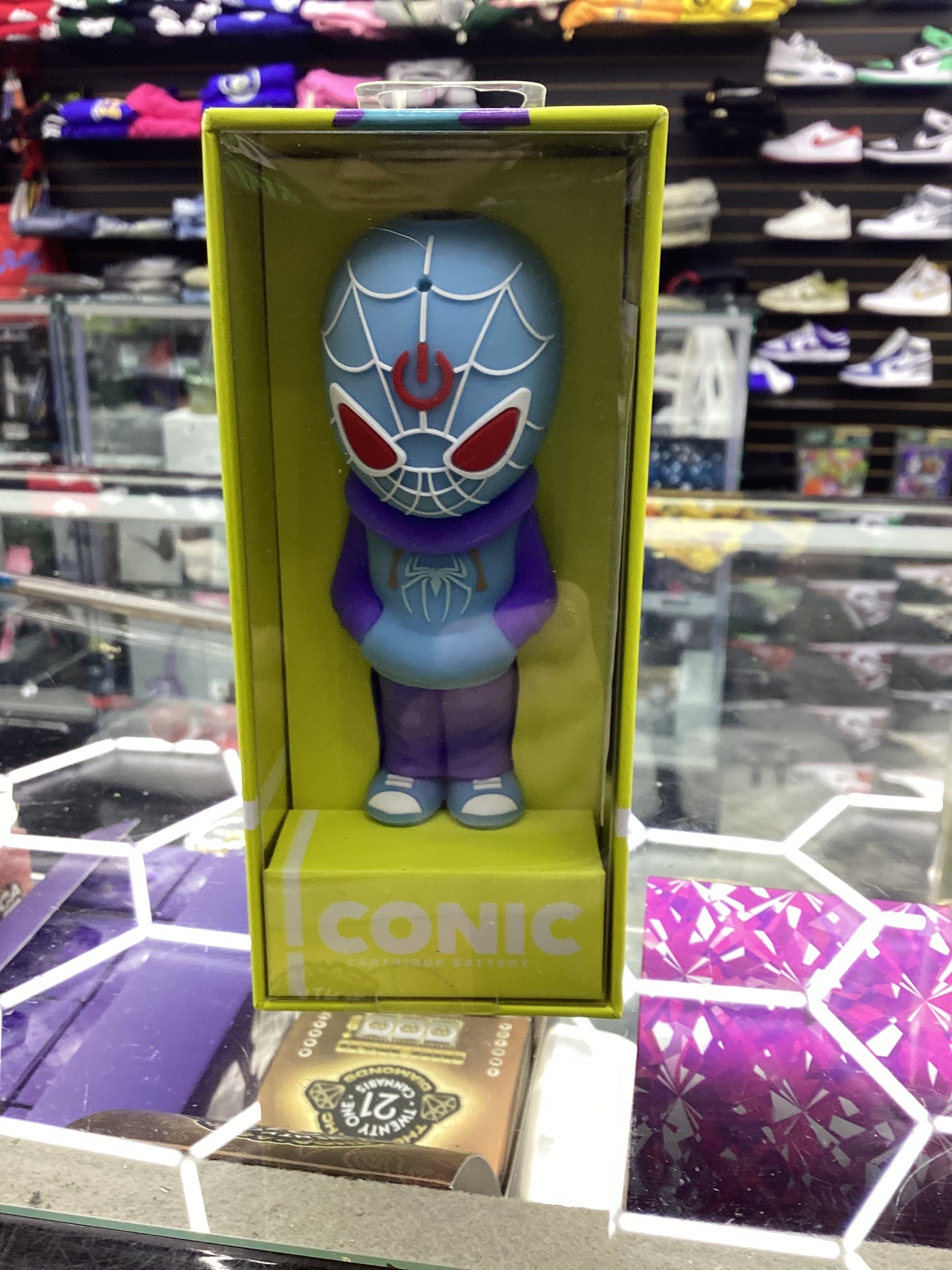 Iconic cartridge spiderman battery blue/light blue