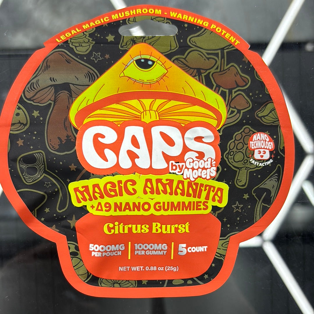 Caps, magical mushrooms, citrus burst 5000 mg
