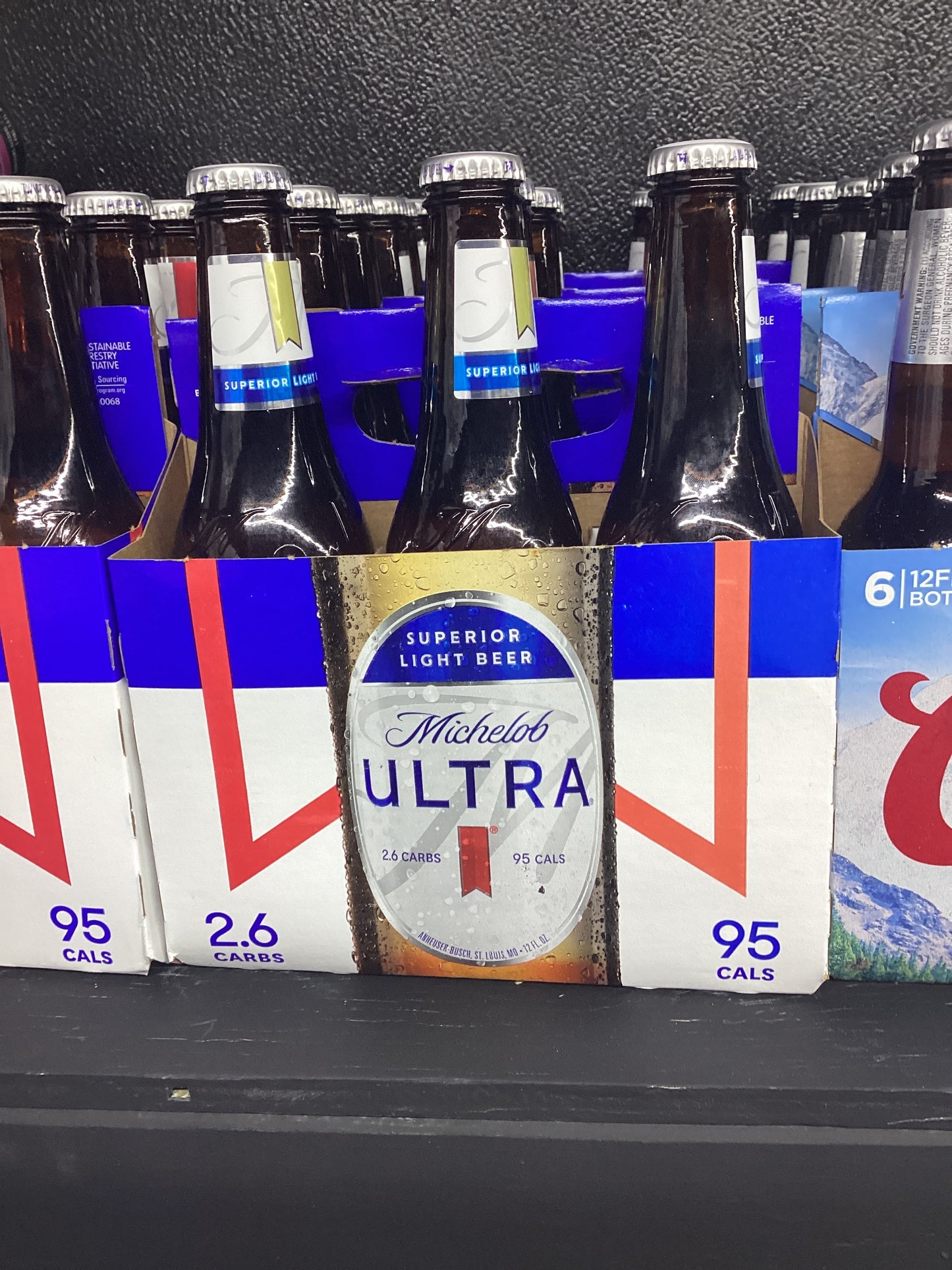 Michelob ultra 6 pack bottles
