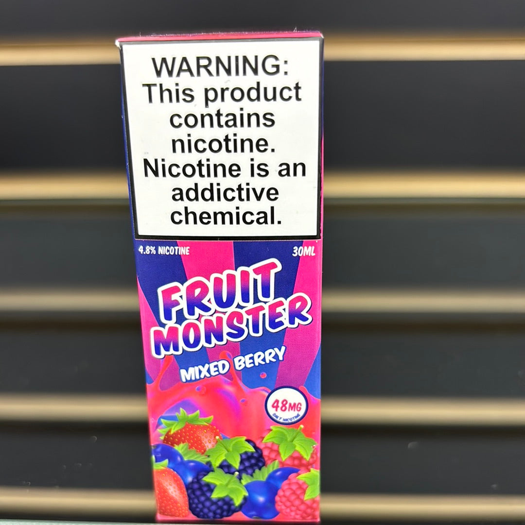Fruit monster mixed berry, 48MG salt Nic