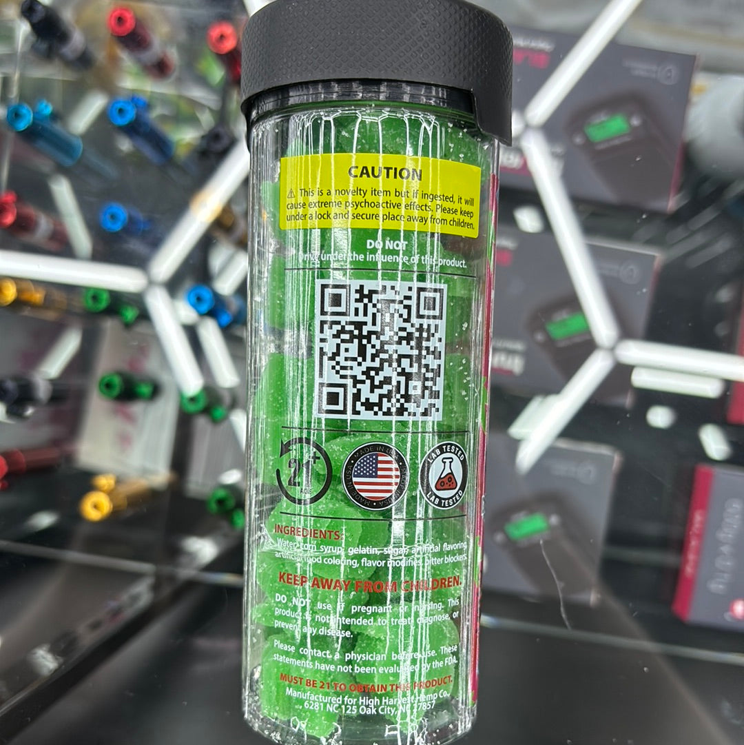 The demon gummy, sour watermelon, 5000 MG per jar