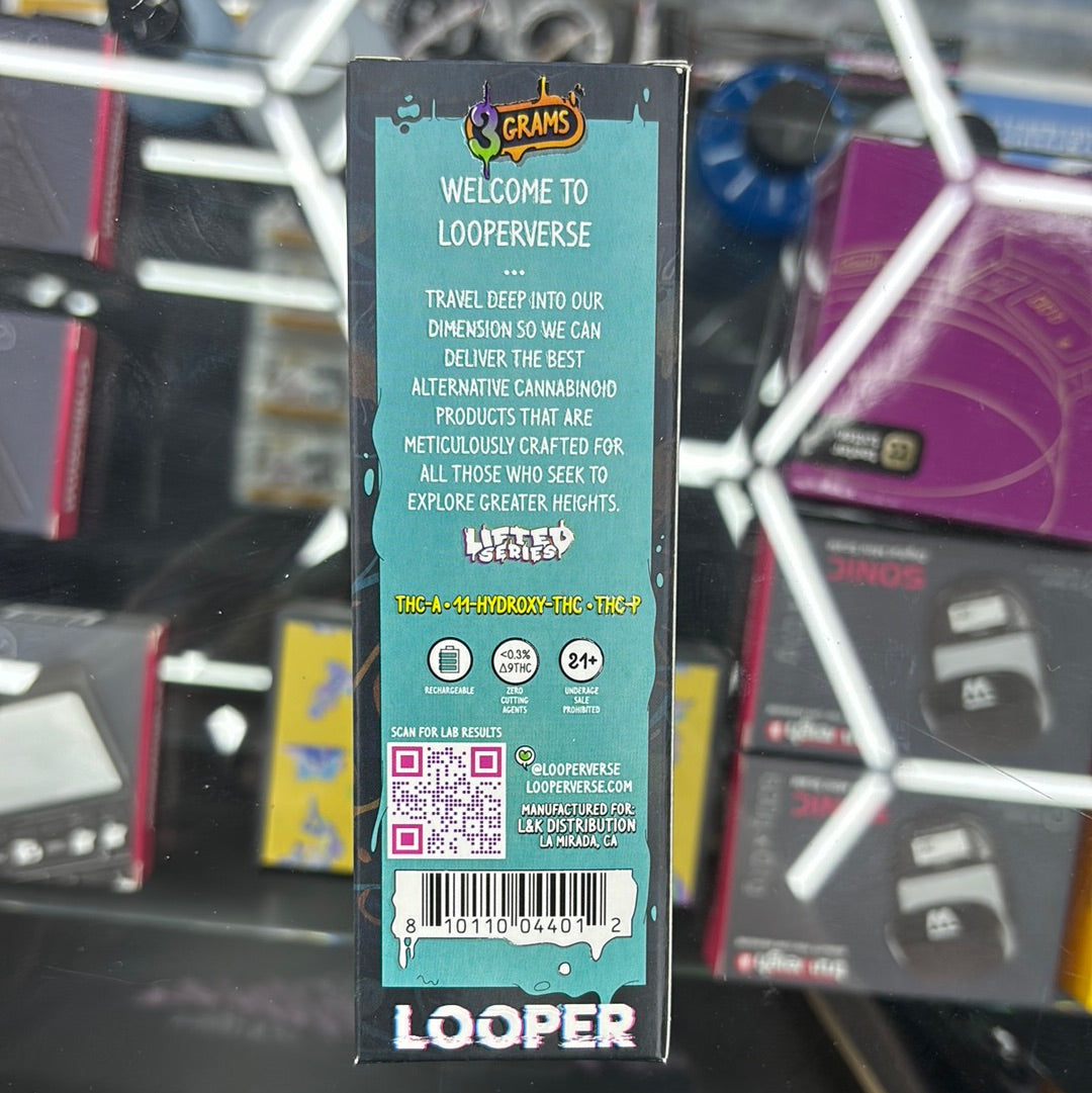 Looper XL sour lemon 3G live resin disposable sativa