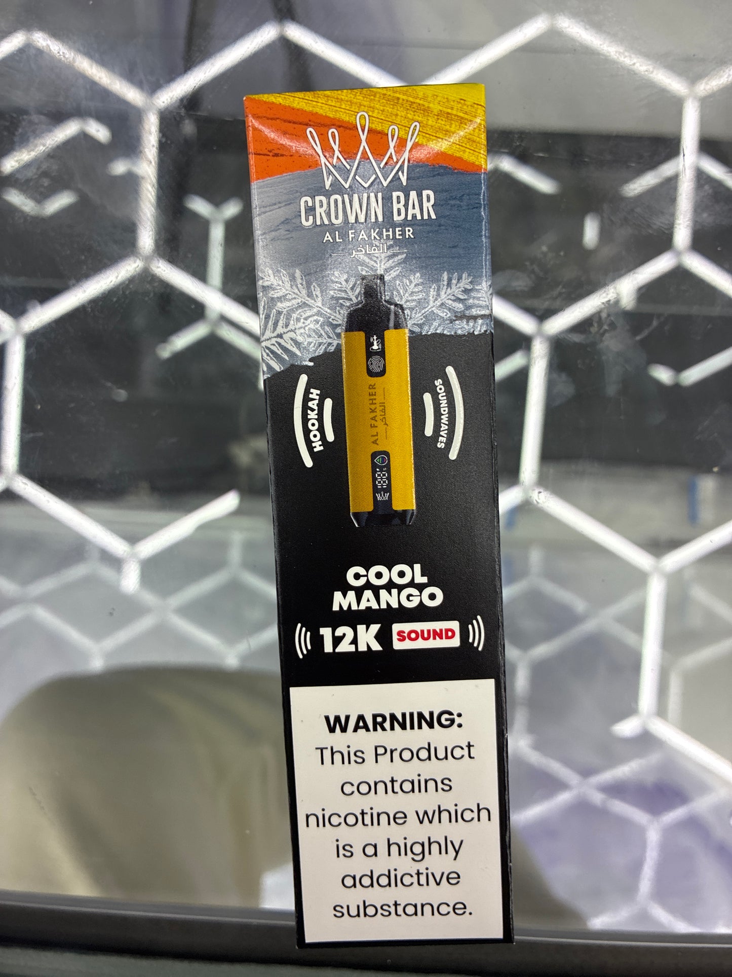 Al fakher crown bar cool mango sound edition 12kpuffs