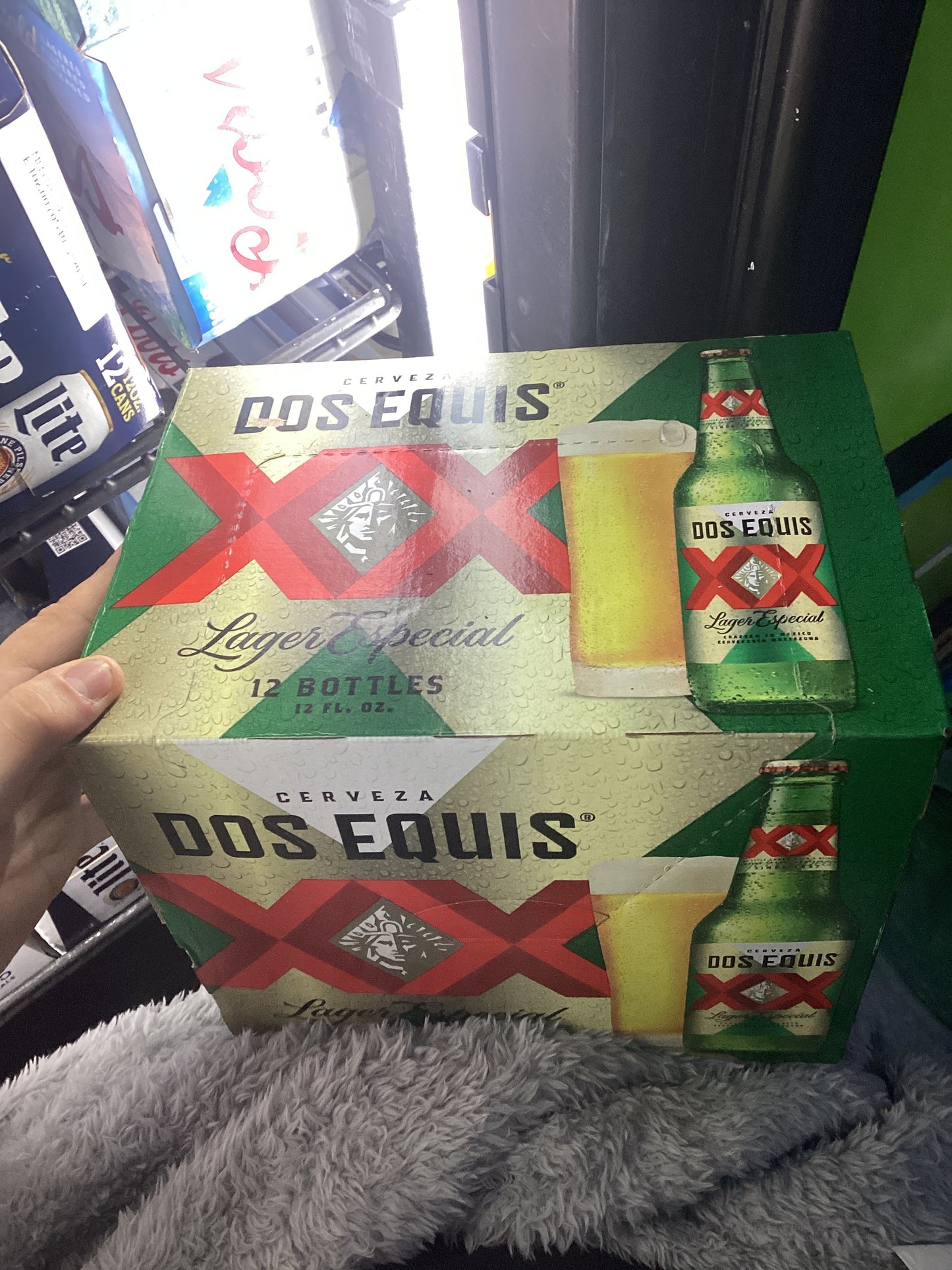 Dos equis 12 pack bottles 12oz