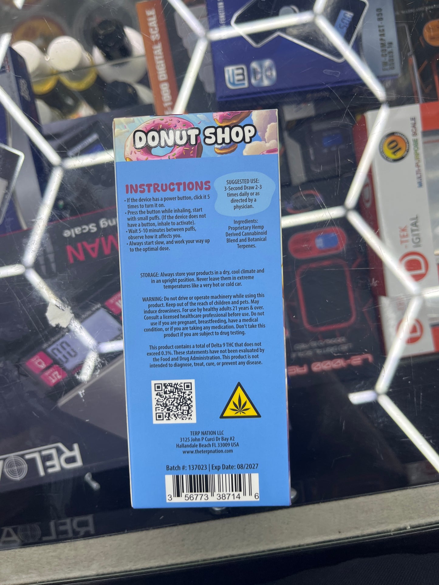 Smakd thca live resin 2ml dispo donut shop hybrid