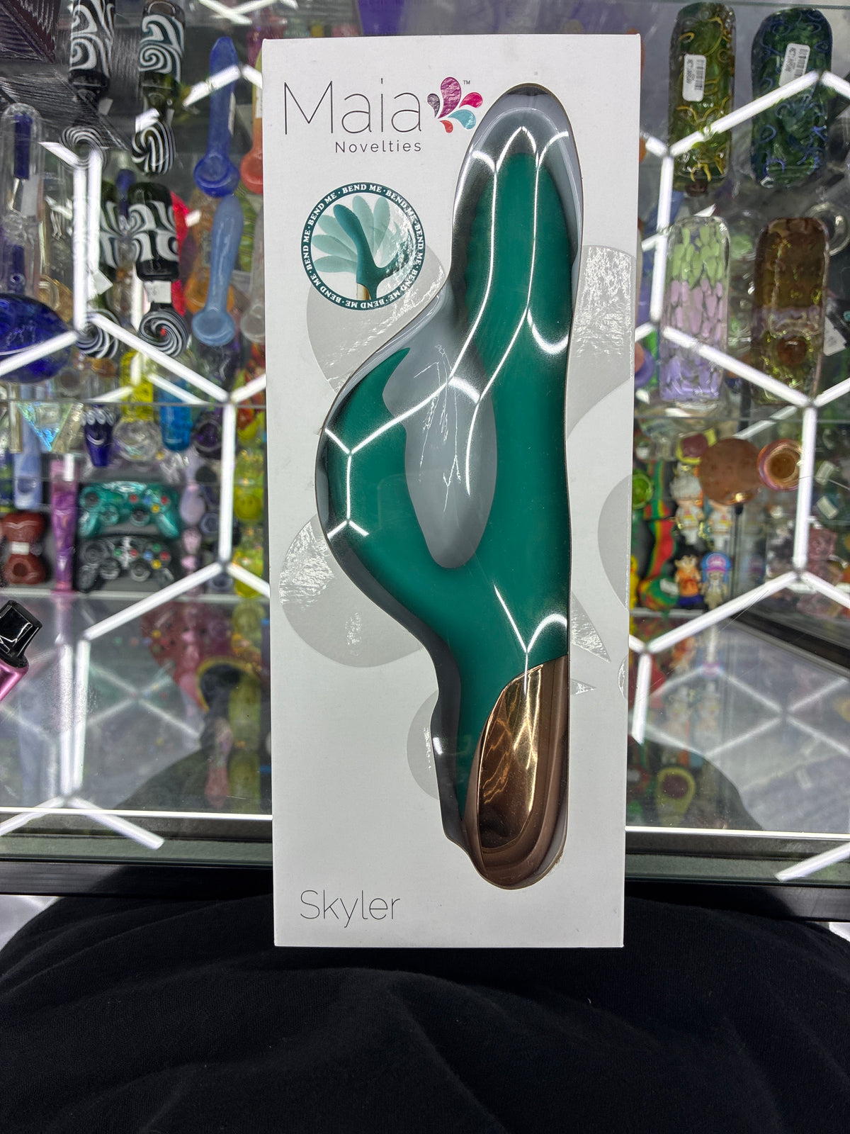 Maia Novelties Skyler 15-FUNCTION BENDABLE DUAL MOTOR RECHARGEABLE