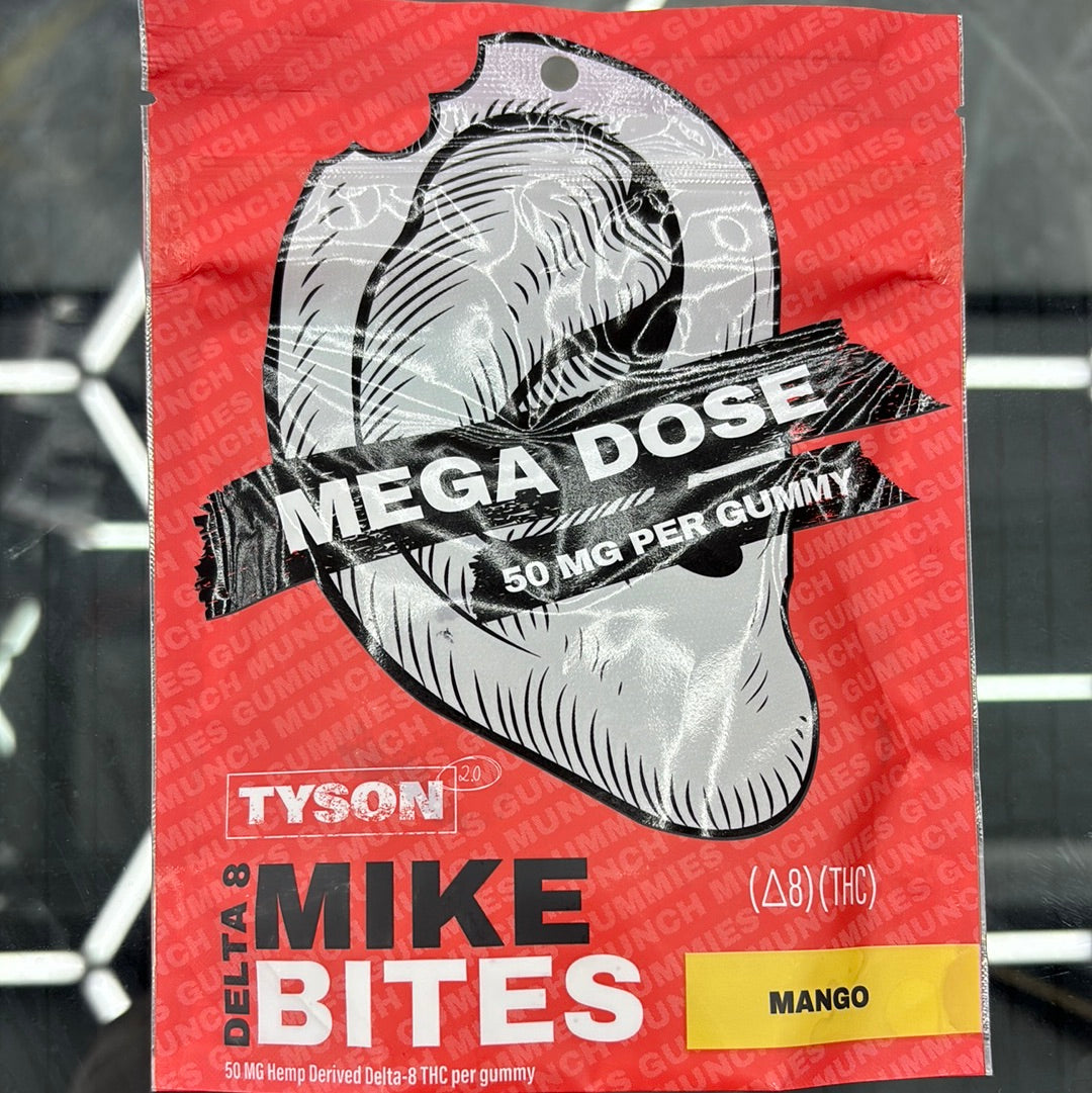 Mike tyson mega dose mango 50mg per gummy