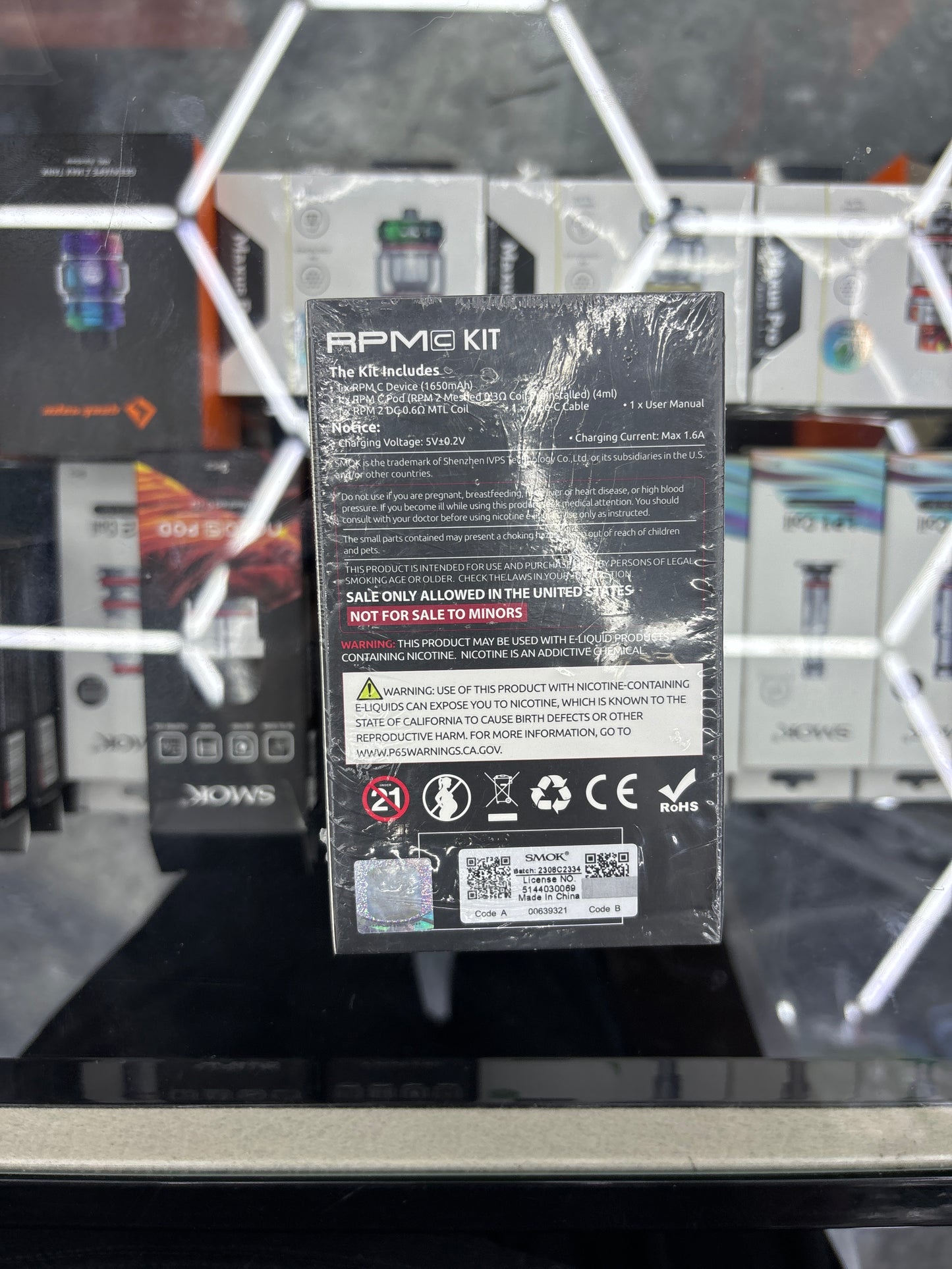 Smok rpm transparent blue