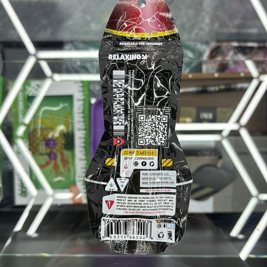 Puro lunarocket OG Kush, 2X 1.5G pre-roll, relaxing