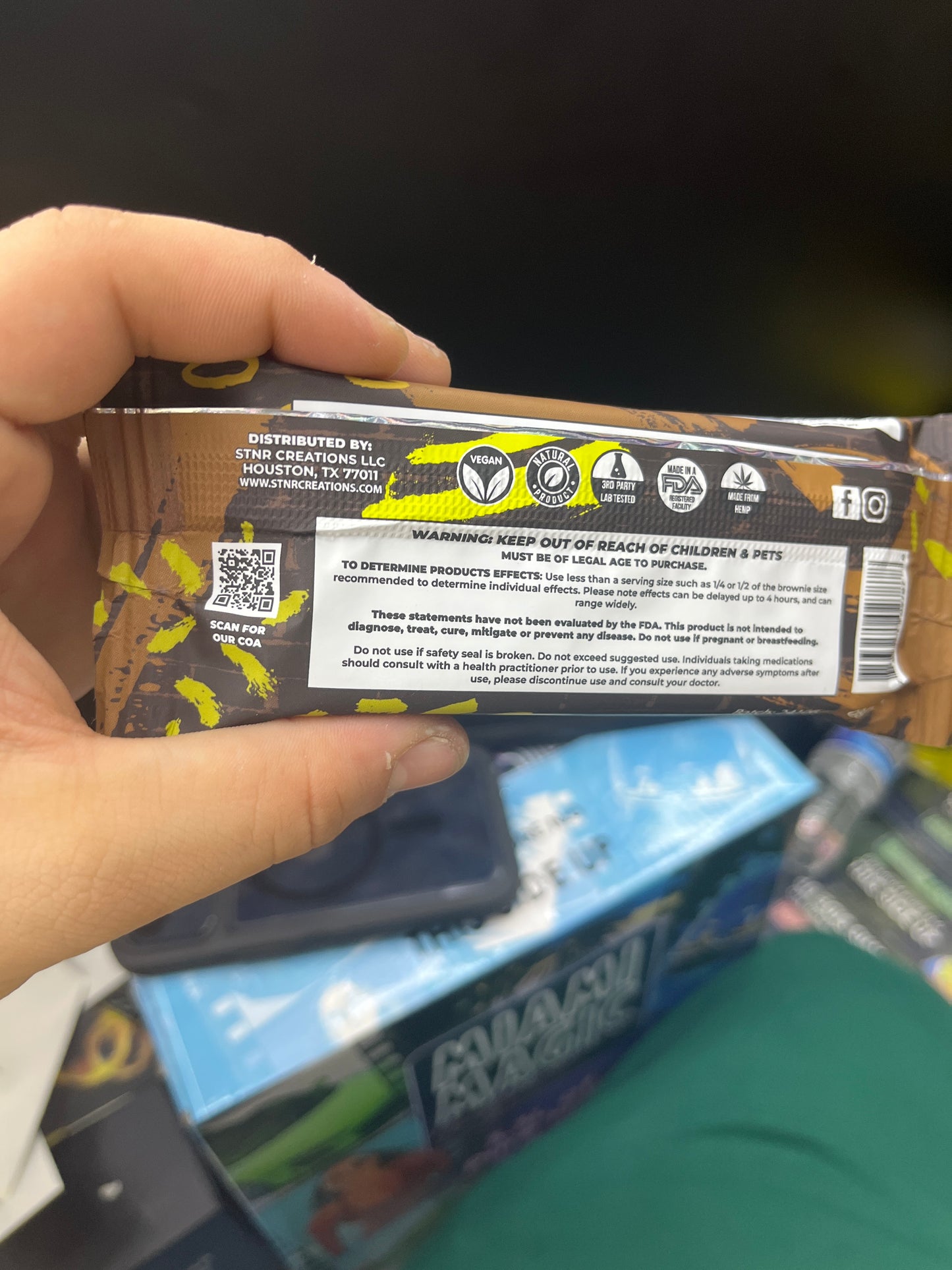 Stnr 500mg brownie delta blend blondie chocolate chip