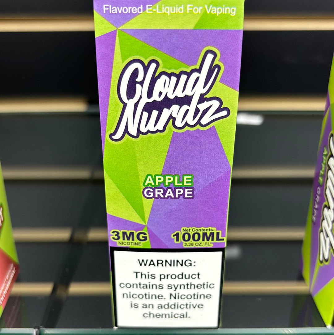 Cloud nurdz apple, grape 3MG