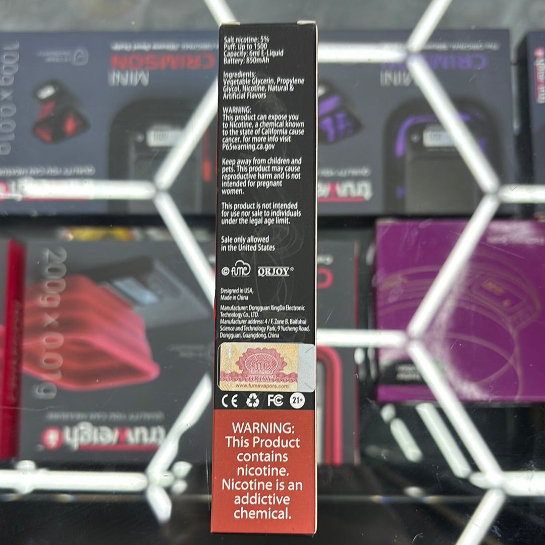 Fume extra double apple disposable