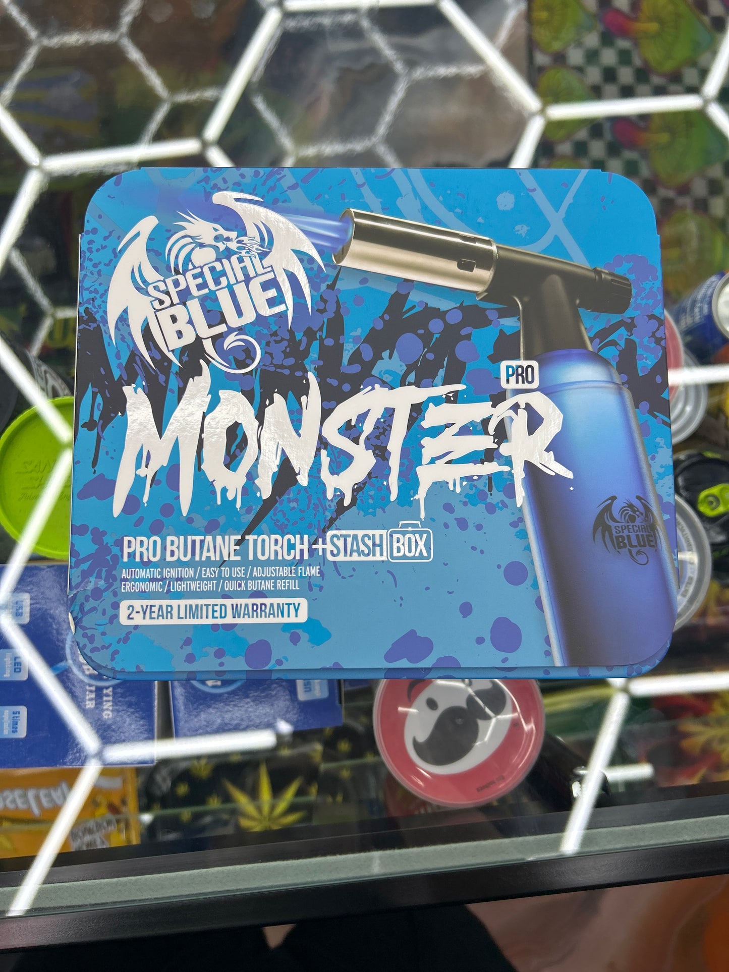 Special blue monster, pro butane torch blue