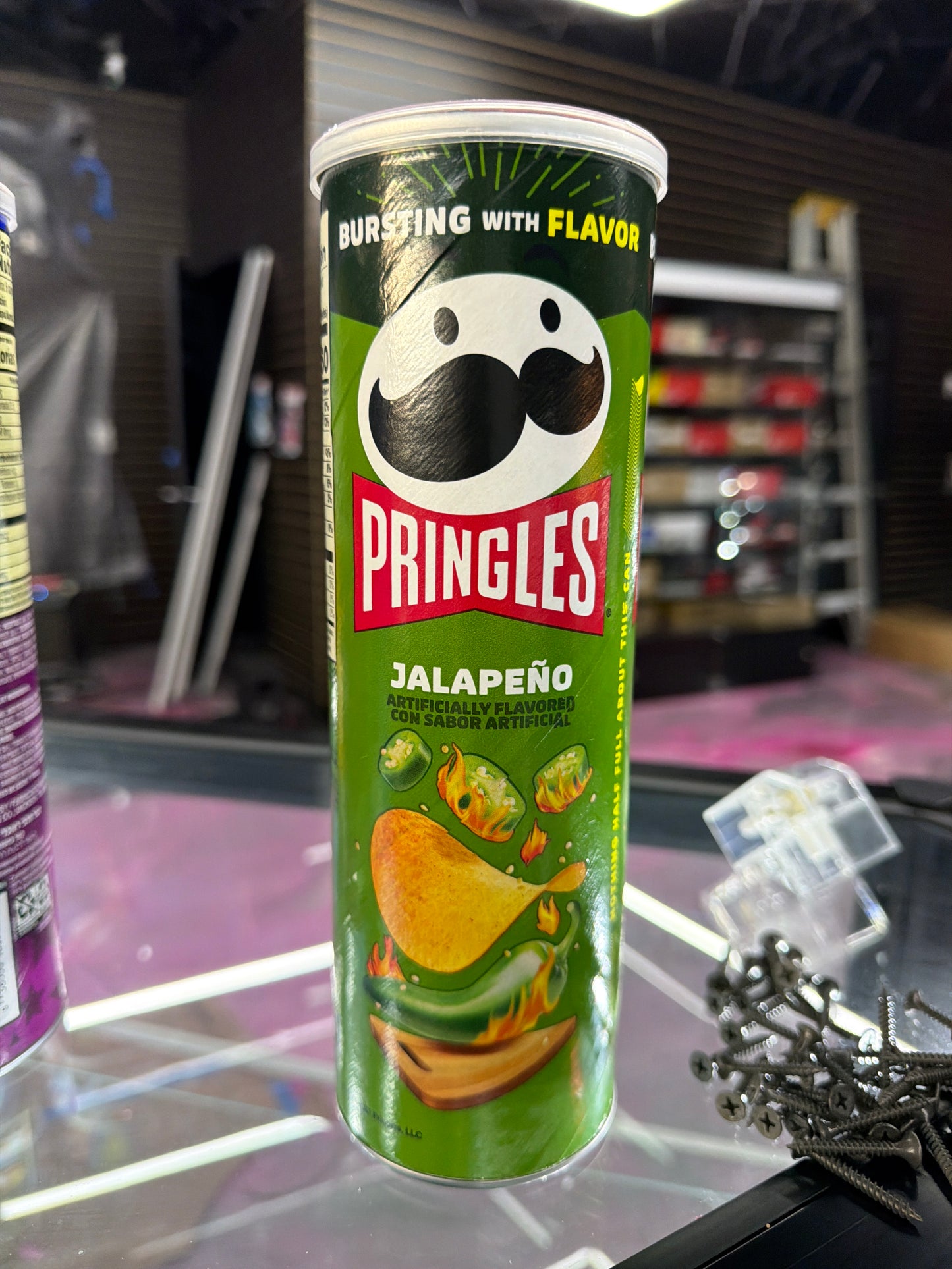 PRINGLES POTATO CRISPS SAFE CAN 2.5OZ | JALAPENO