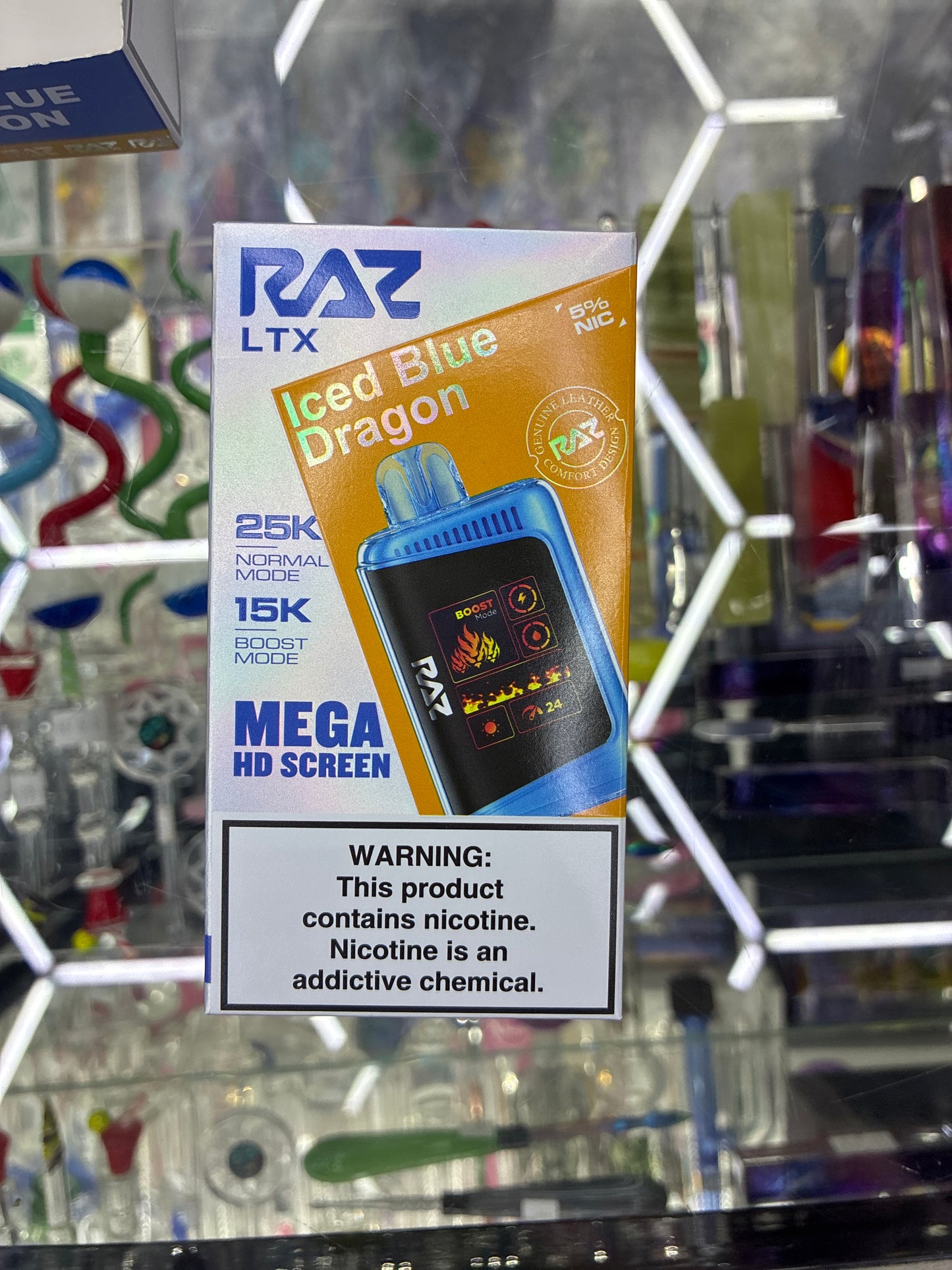 Raz dc25000 25k puffs iced blue dragon