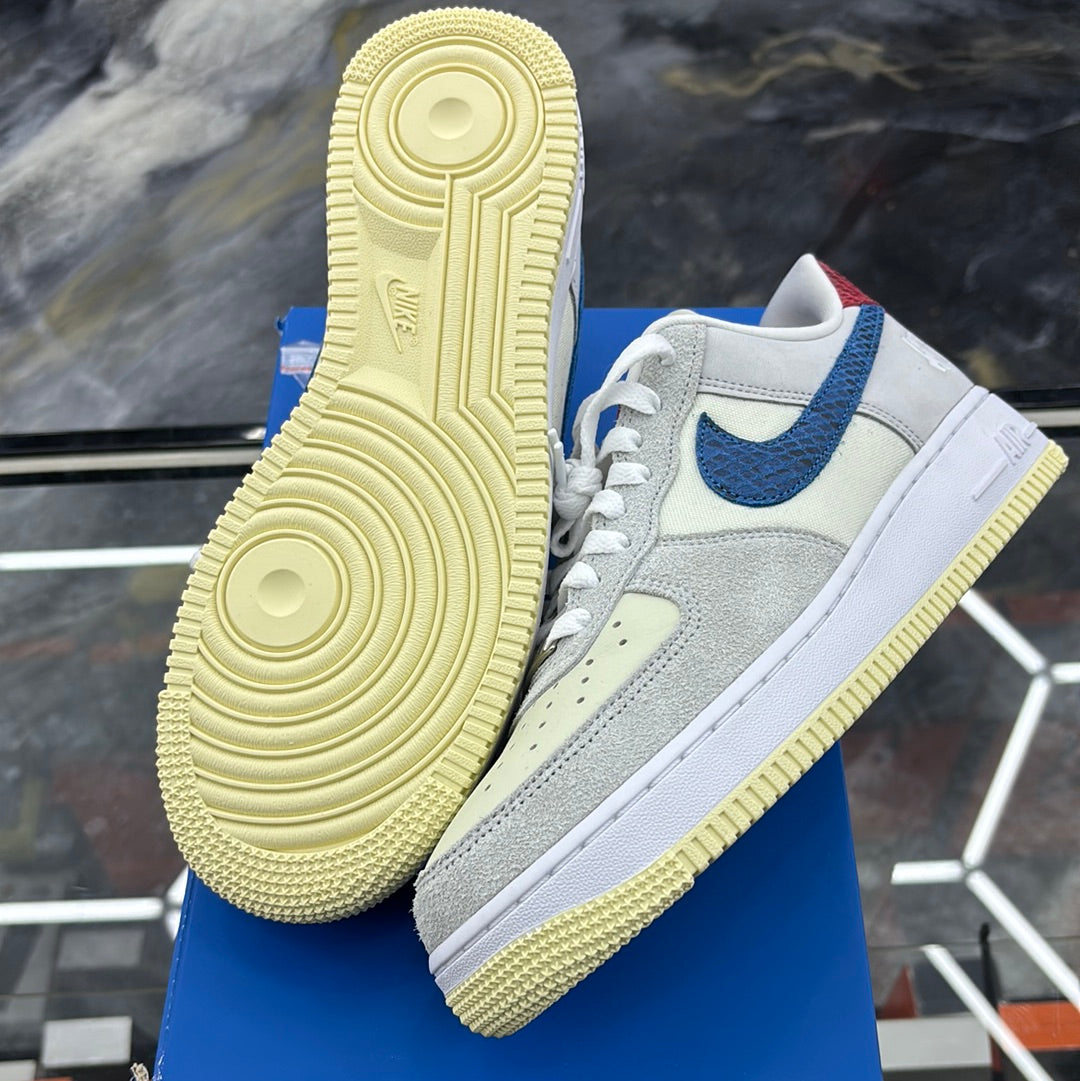 Nike Air Force 1 undefeated low SP, gray fog/imperial blue size 8.5
