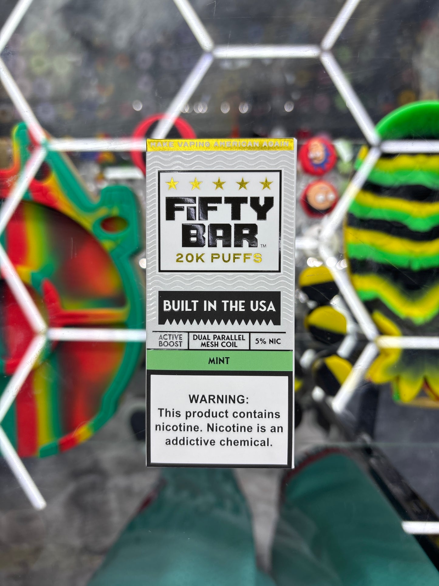 Fifty bar 20K puff mint