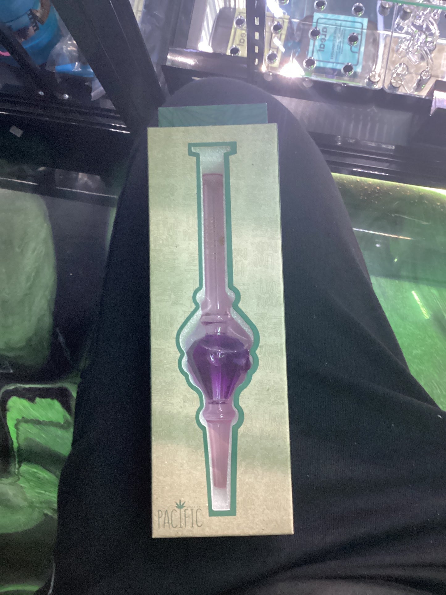 Pacific nectar collector pink with purple glycerin