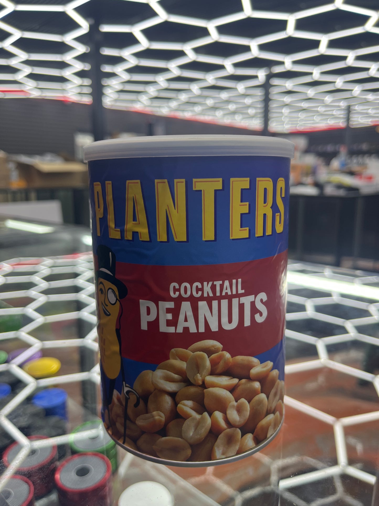 Planter peanuts stash jar
