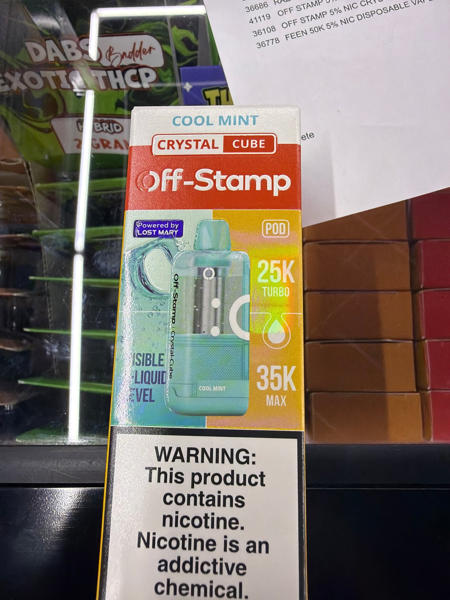 Off stamp Cool mint 25k