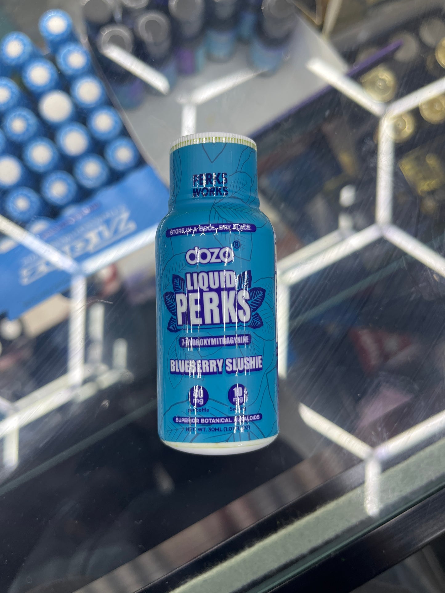 Dozo liquid perks blueberry slushie