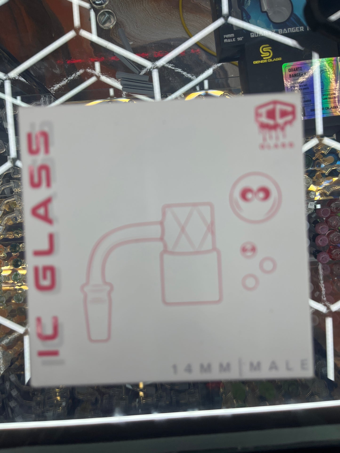 Ic glass 14mm male banger