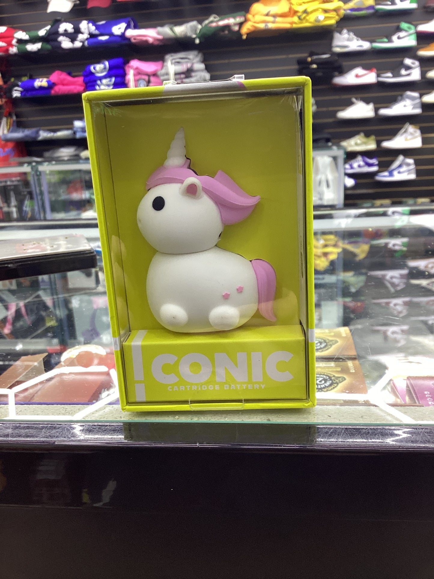 Iconic cartridge unicorn battery white/pink