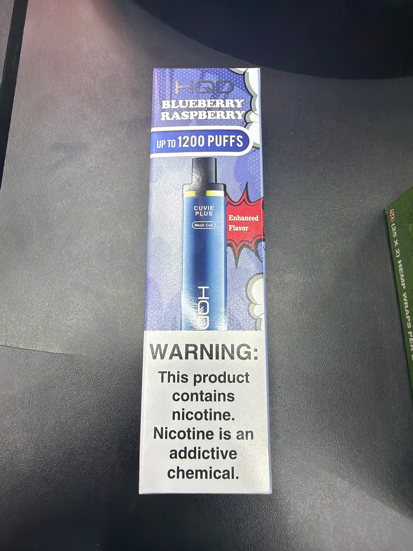 HQD 1200 puffs curvie plus Blueberry Raspberry