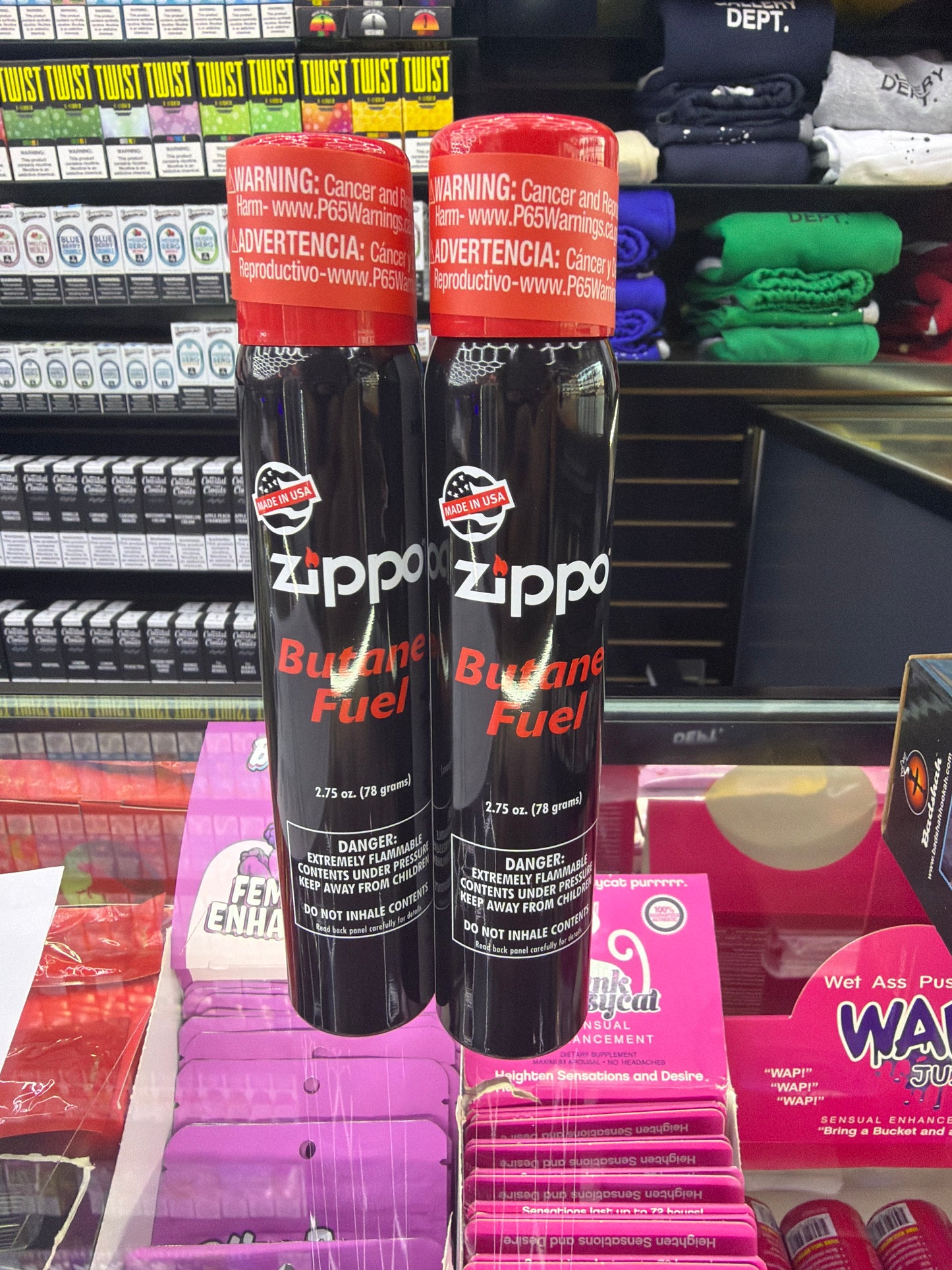 zippo butane feul