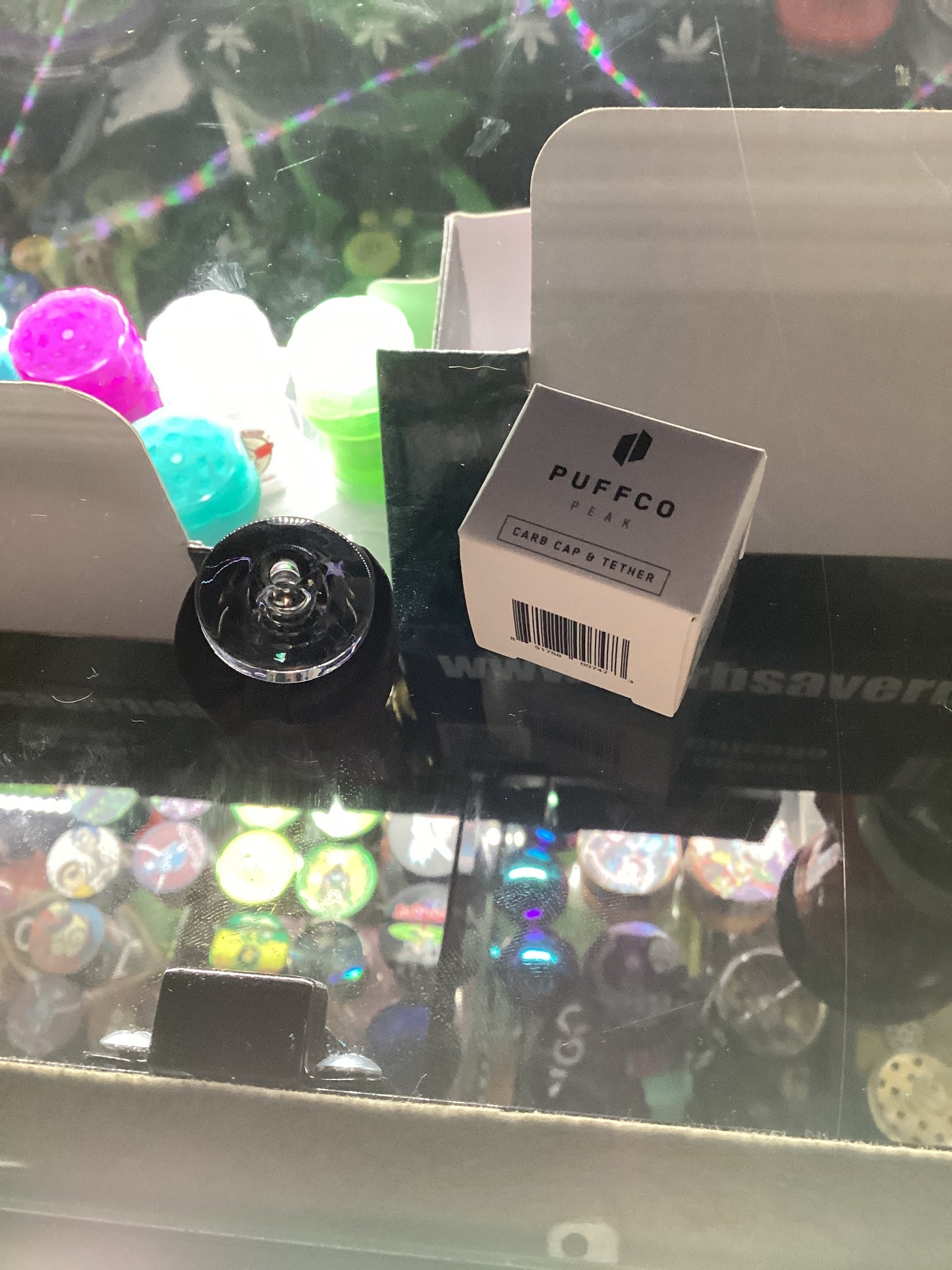 Puffco peak carb cap + teather
