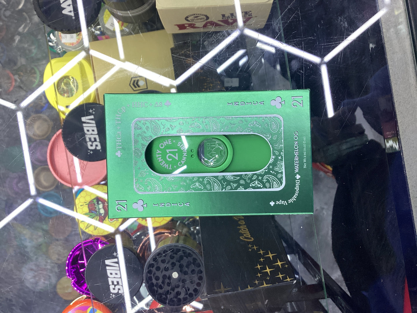 21 cannabis watermelon og indica 2ml disposable