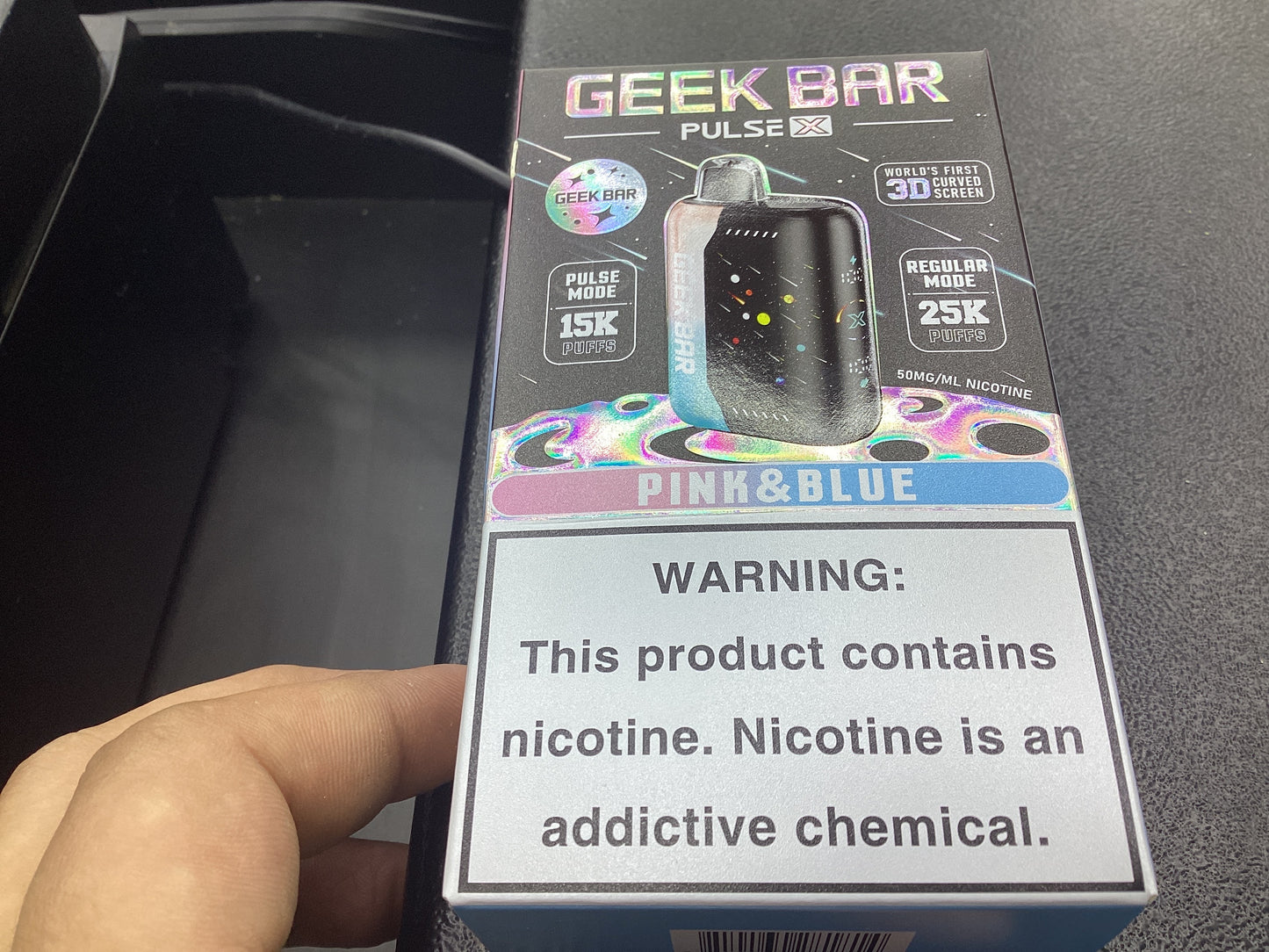 Geek bar pulse pink and blue