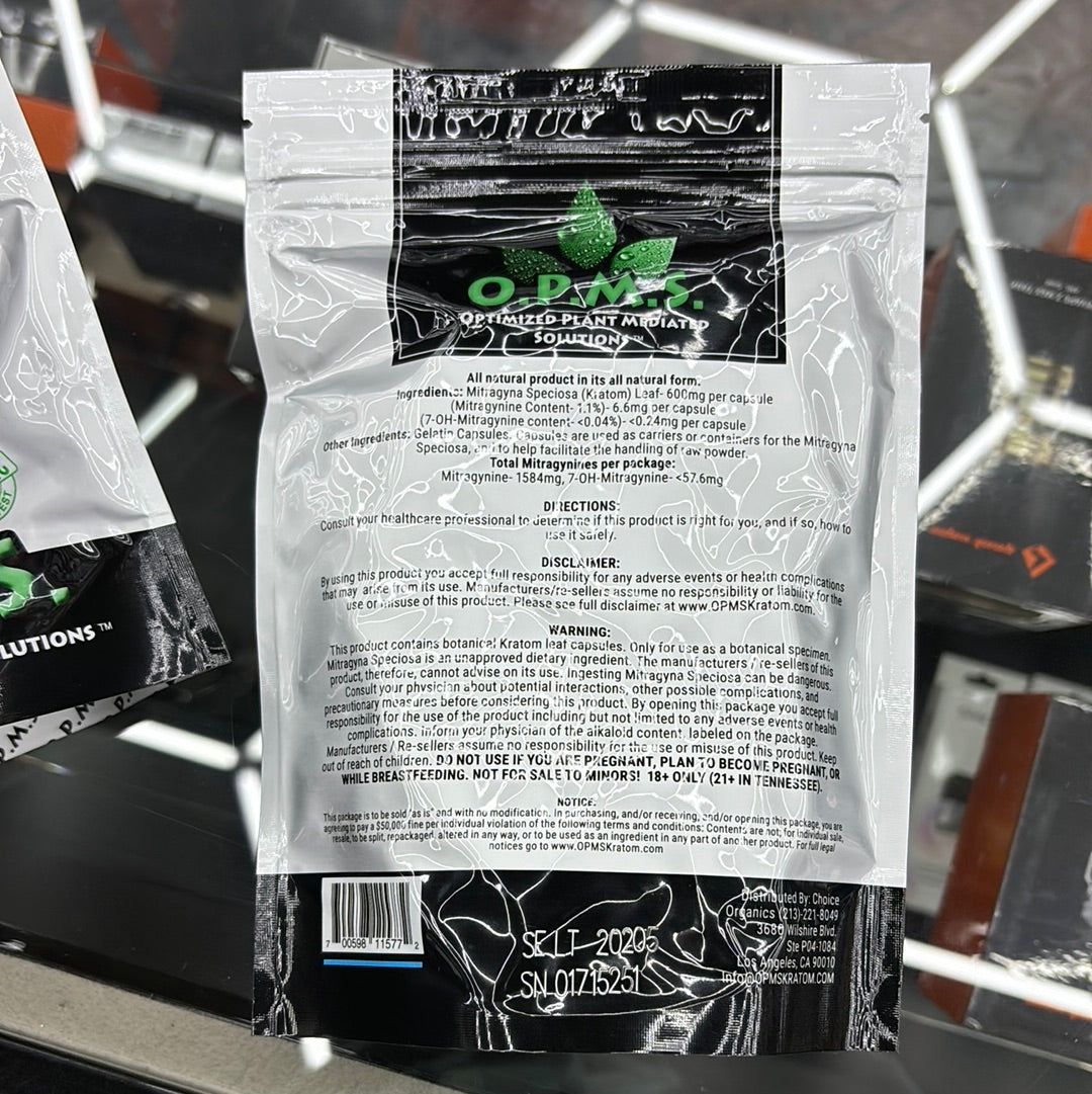 Opms thai kratom 240 capsules