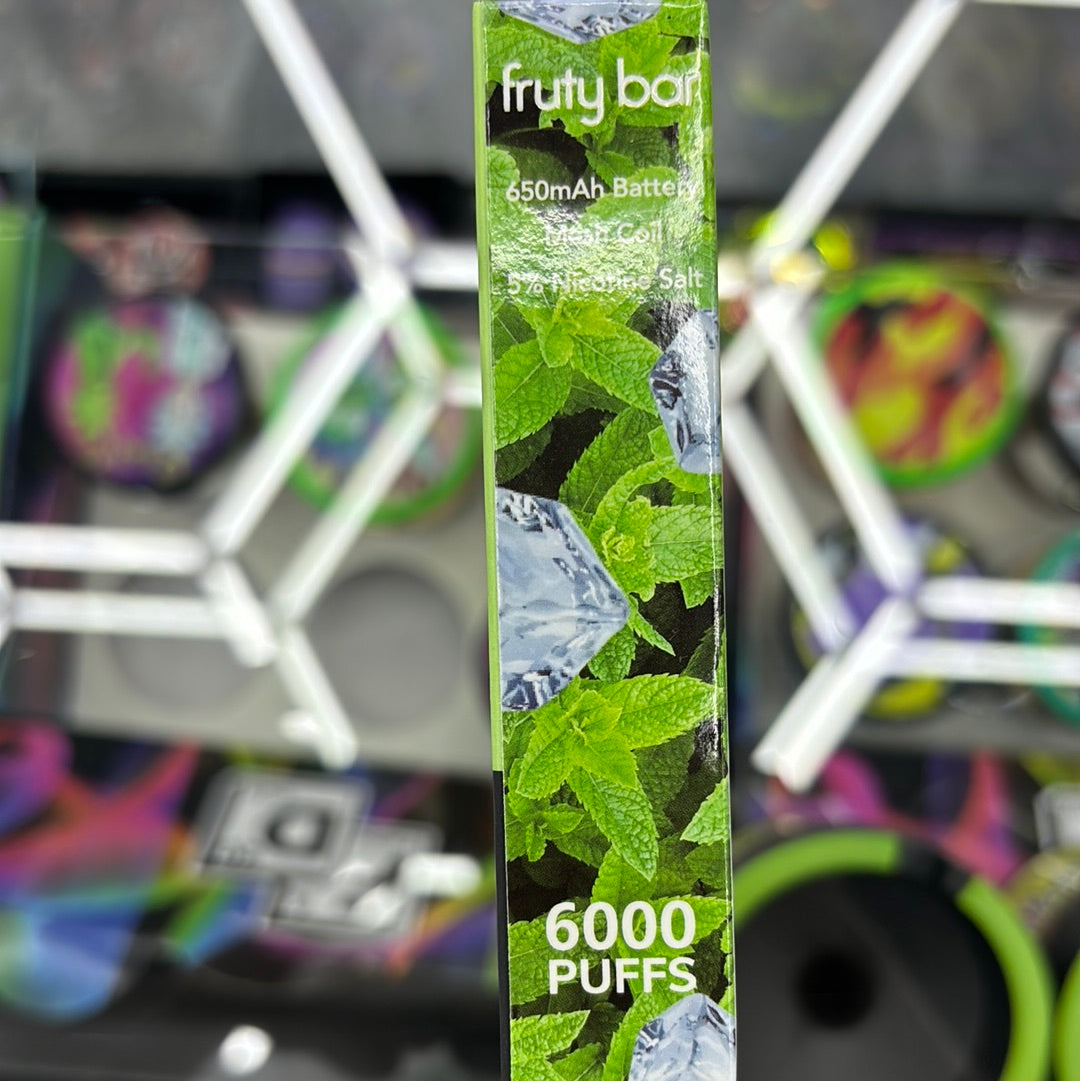 Fruity bar, 6000 puffs cool mint