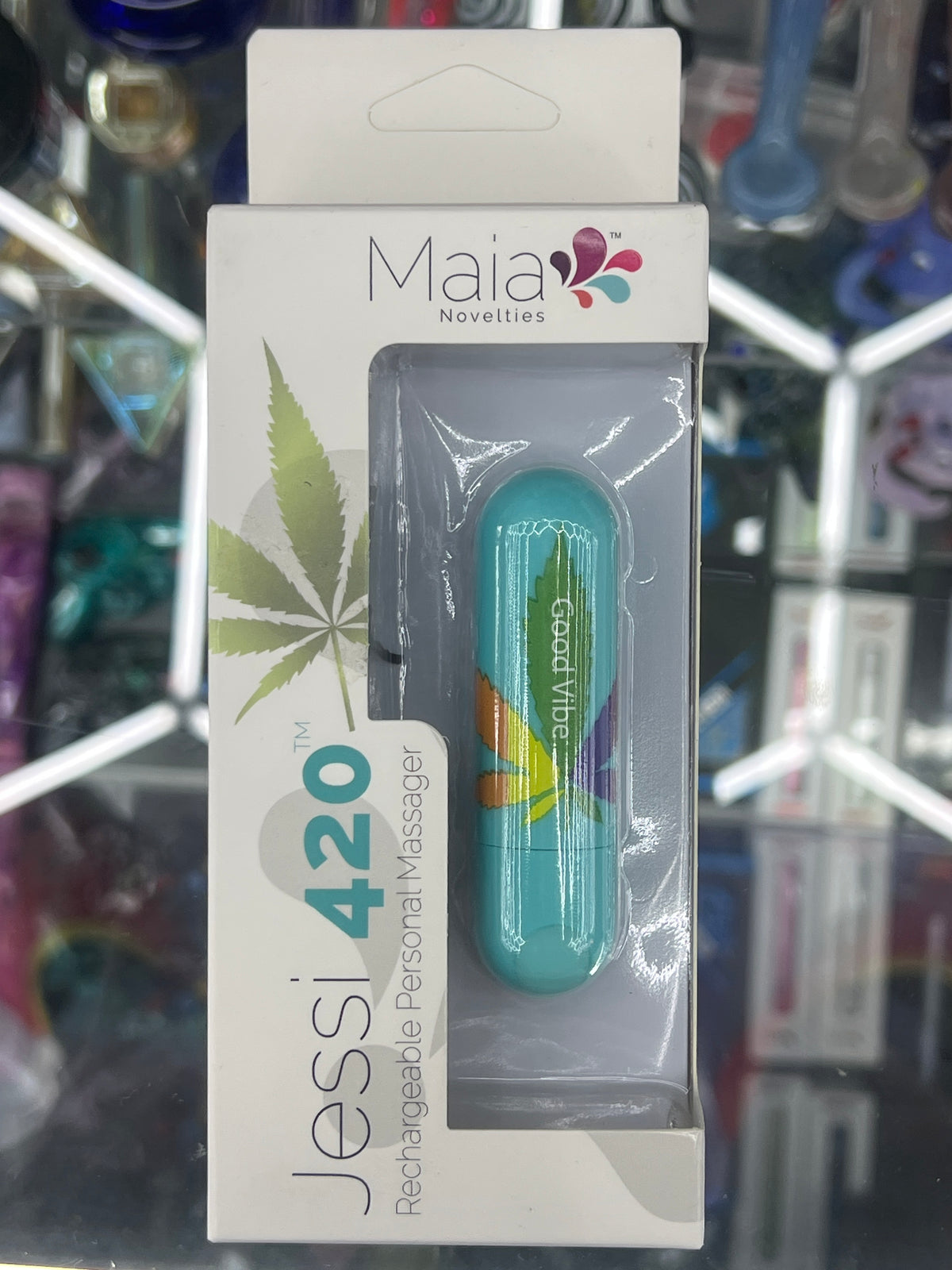 Maia novelties vibrator jessi 420 blue