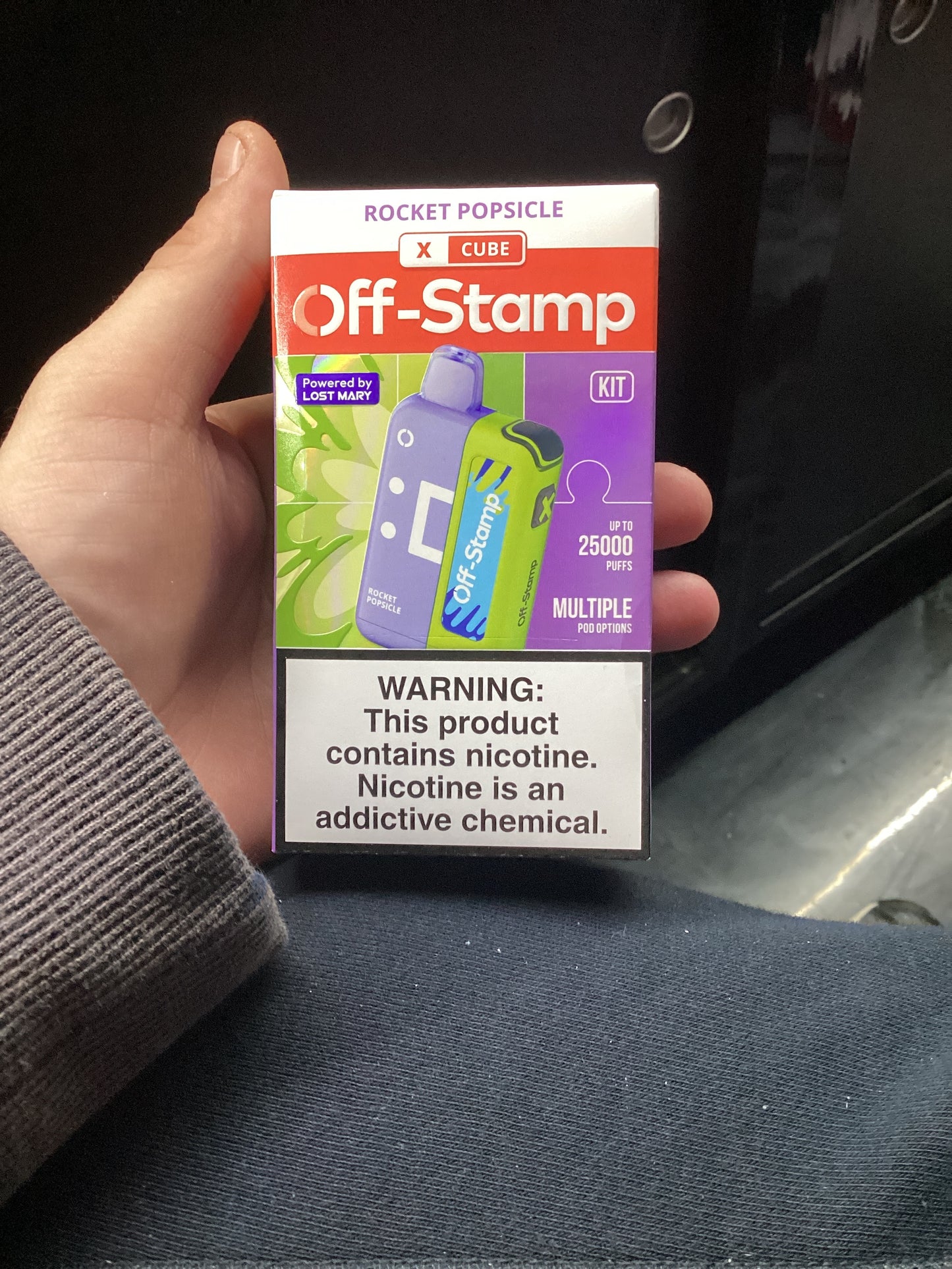 Off stamp classic x cube kit 25K rocket popsicle