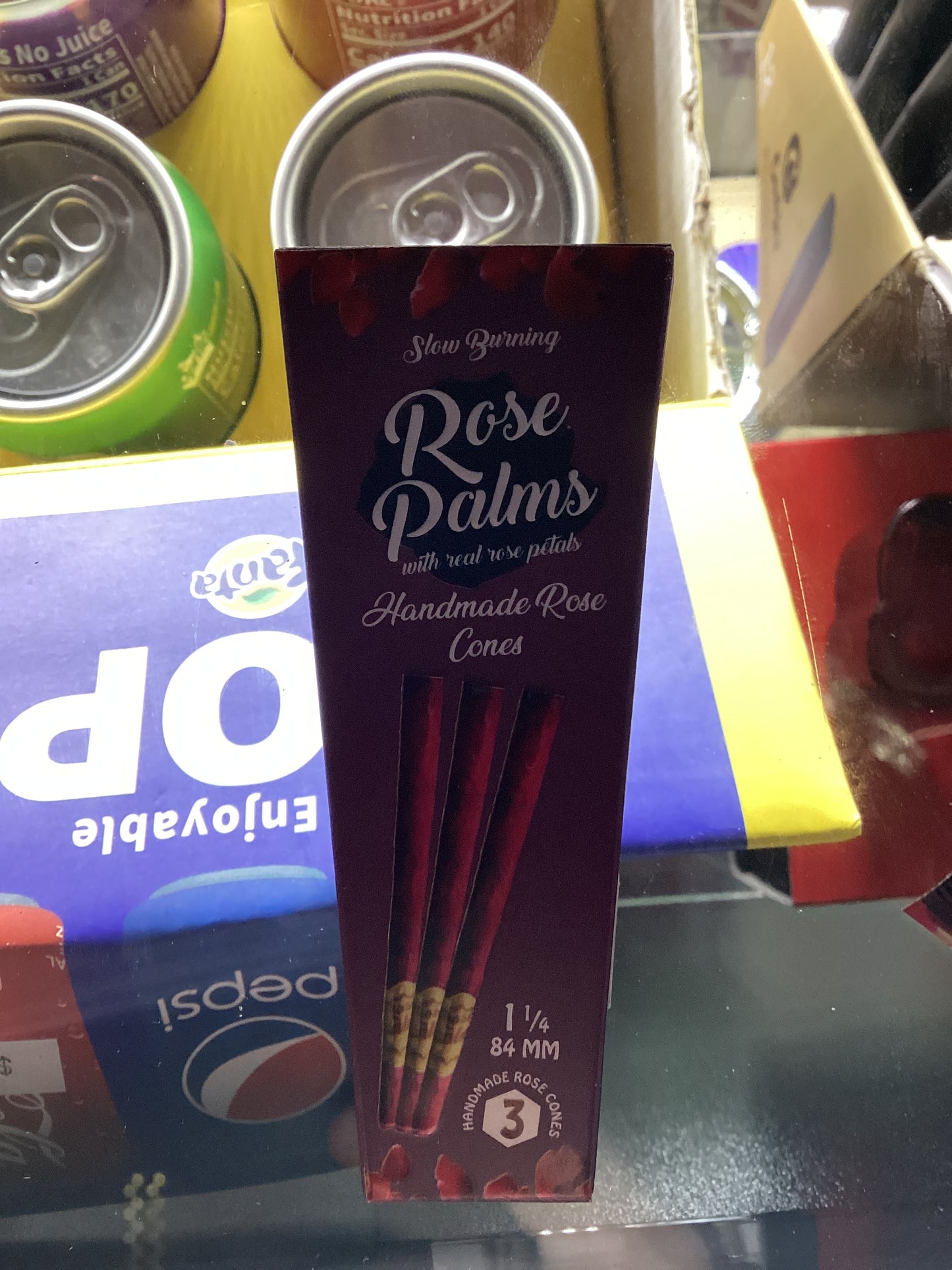 Rose palm 1 1/4 cone 3pk