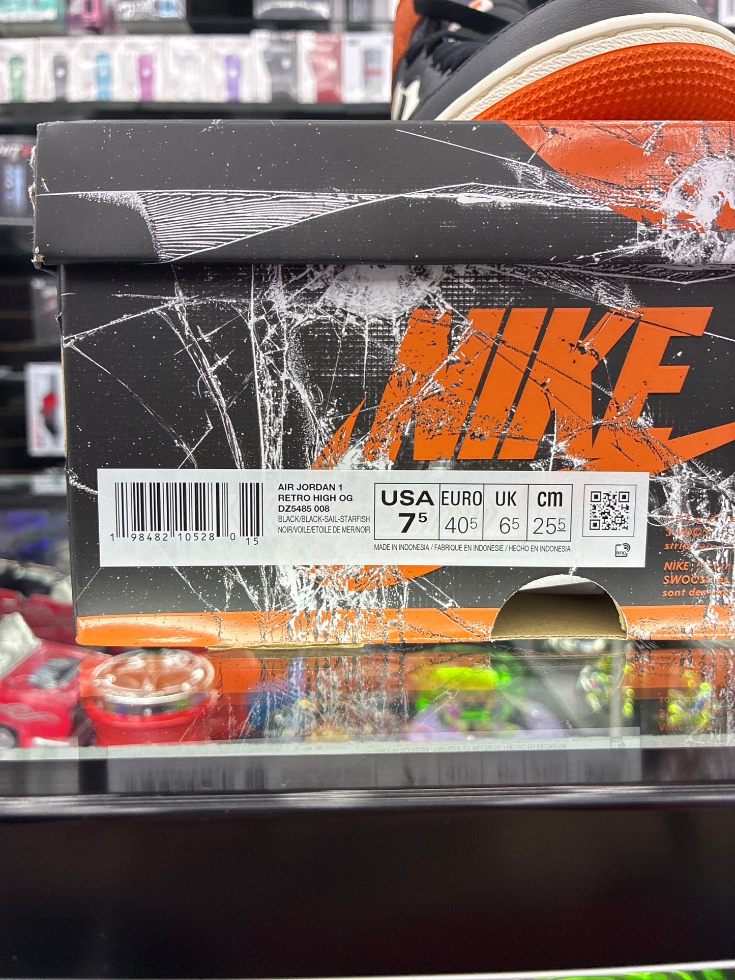 Air Jordan 1 retro high shatter backboards size 7.5