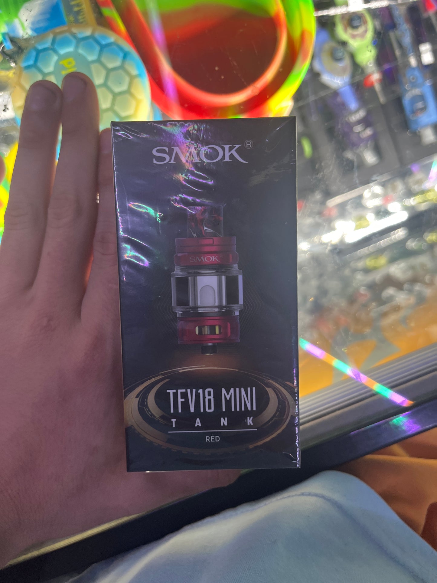 Smok tfv18 mini red