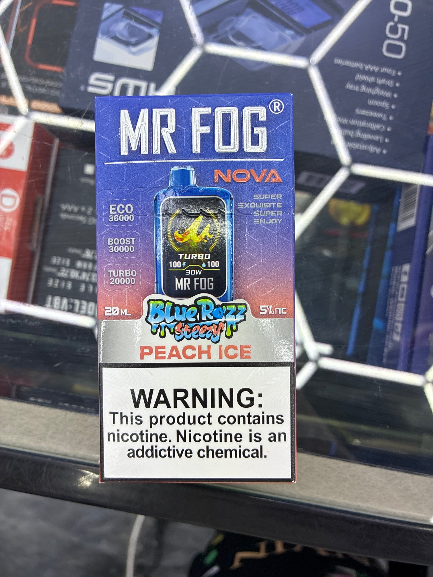 Mr fog 30k hits peach ice