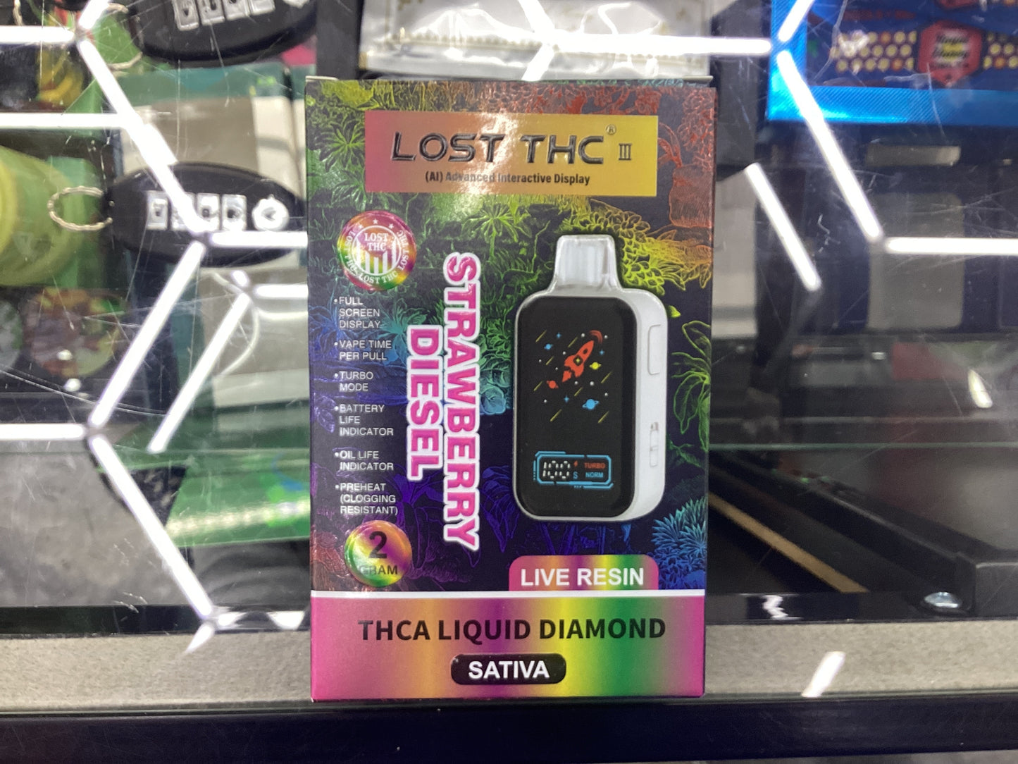 Lost thc iii live resin liquid diamonds strawberry diesel 2g sativa